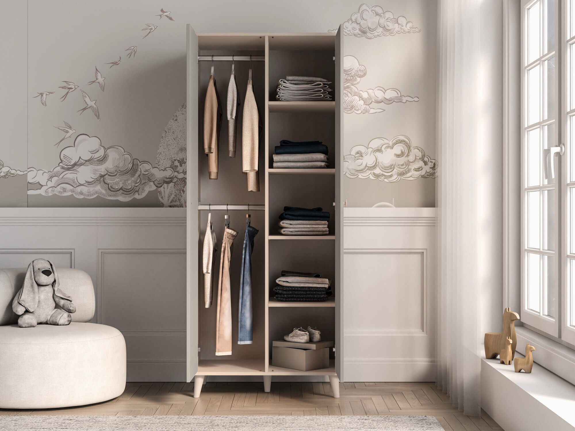 Ormar Tortoli 101 (Sivo)