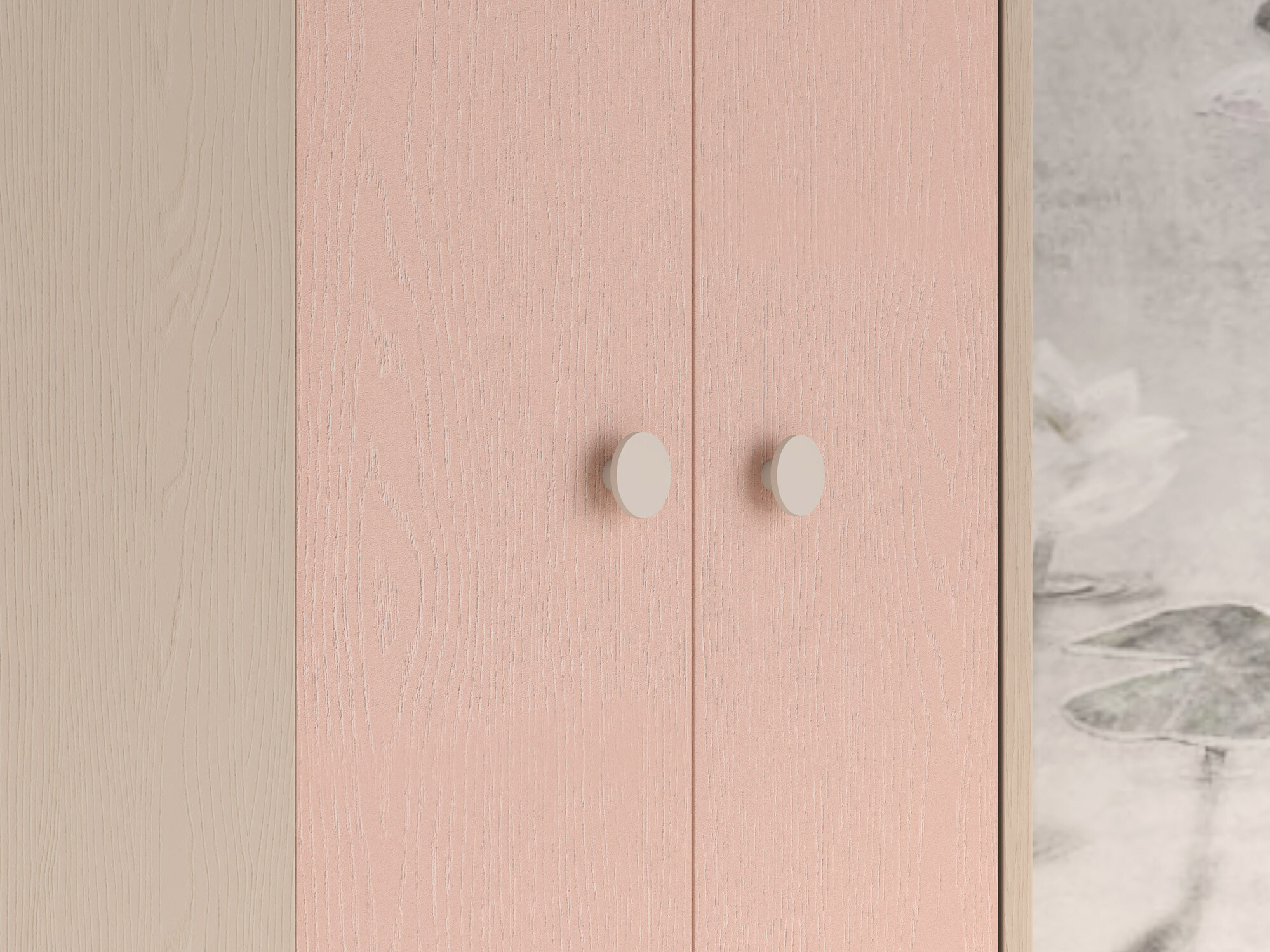 Ugaoni ormar Tortoli 100 (Roza)