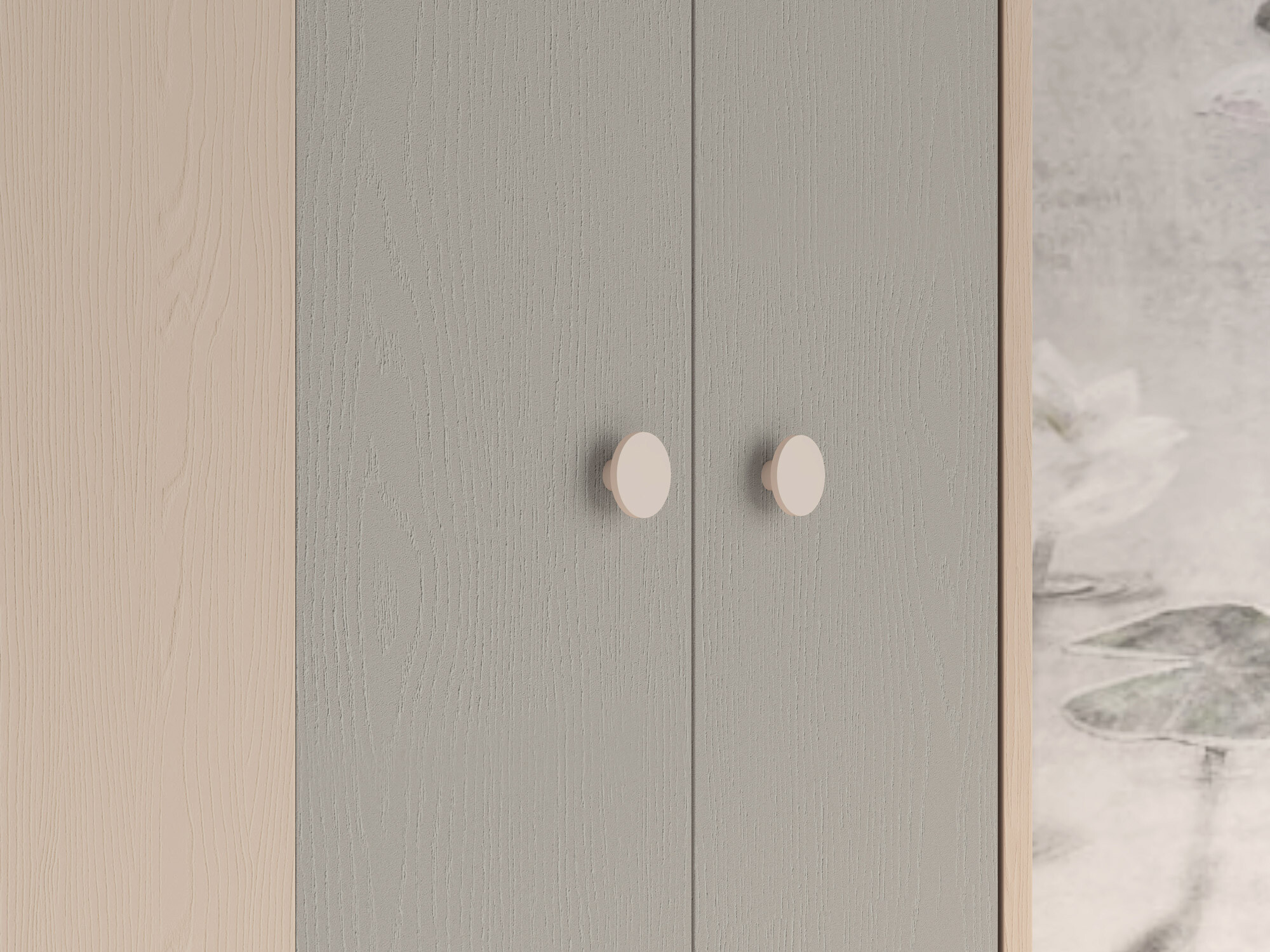 Ugaoni ormar Tortoli 100 (Sivo)