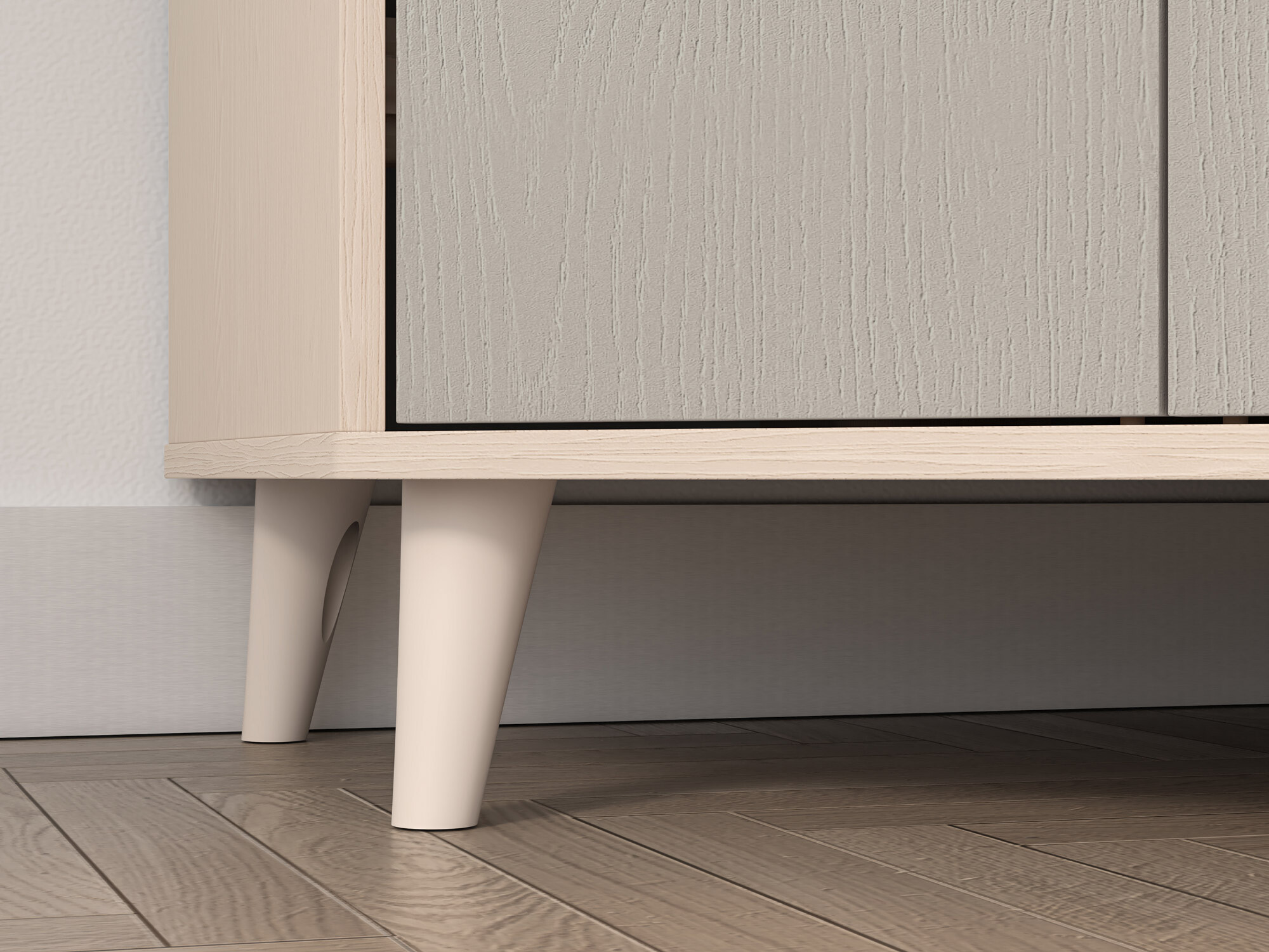 Ugaoni ormar Tortoli 100 (Sivo)