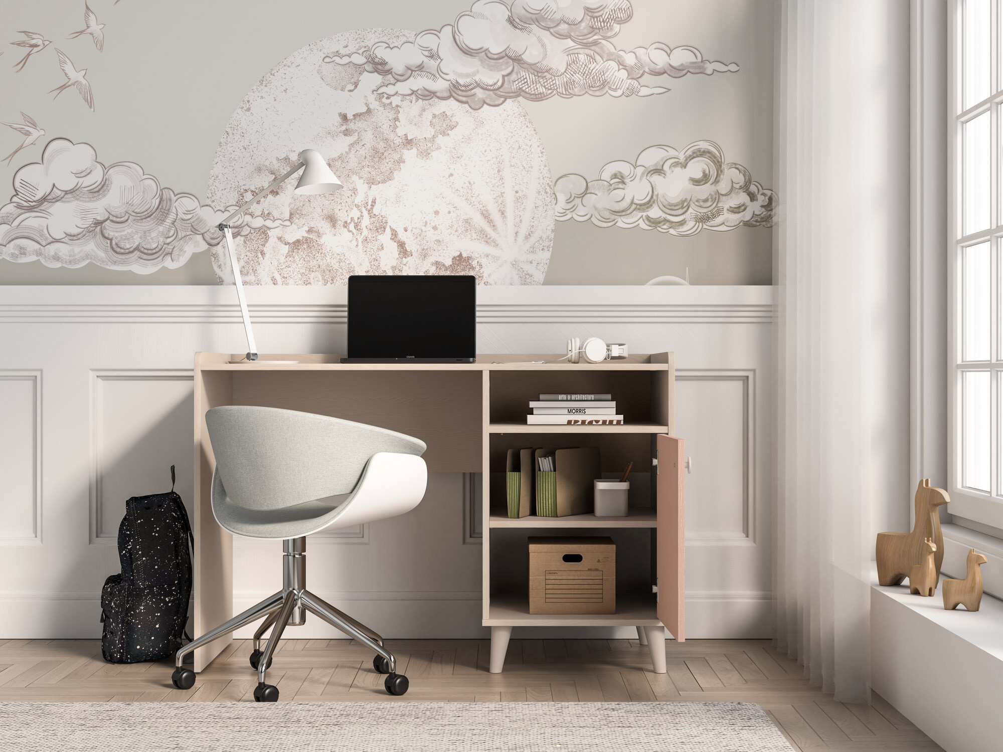 Kancelarijski sto Tortoli 106 (Roza)