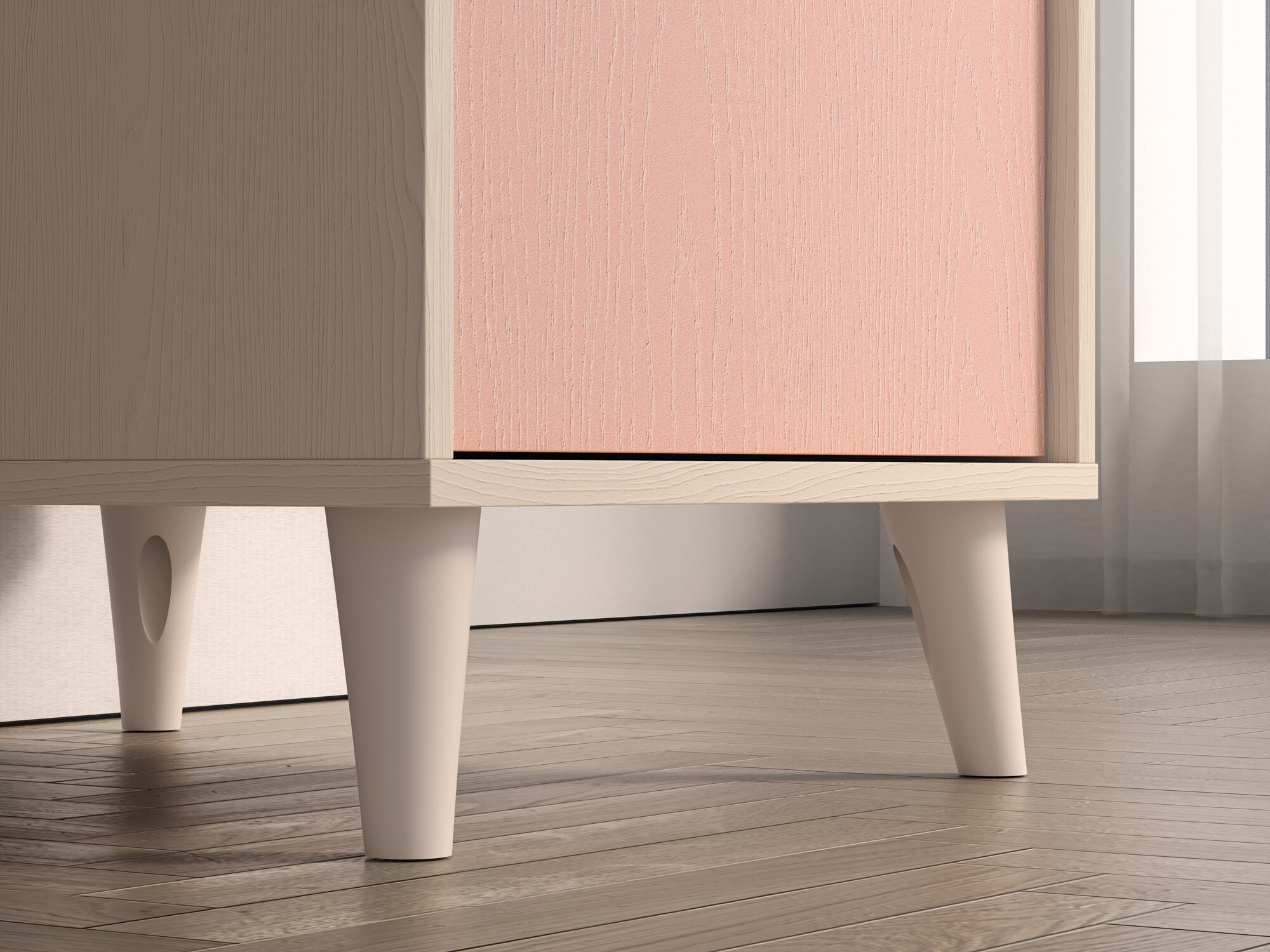 Kancelarijski sto Tortoli 106 (Ružičasta)