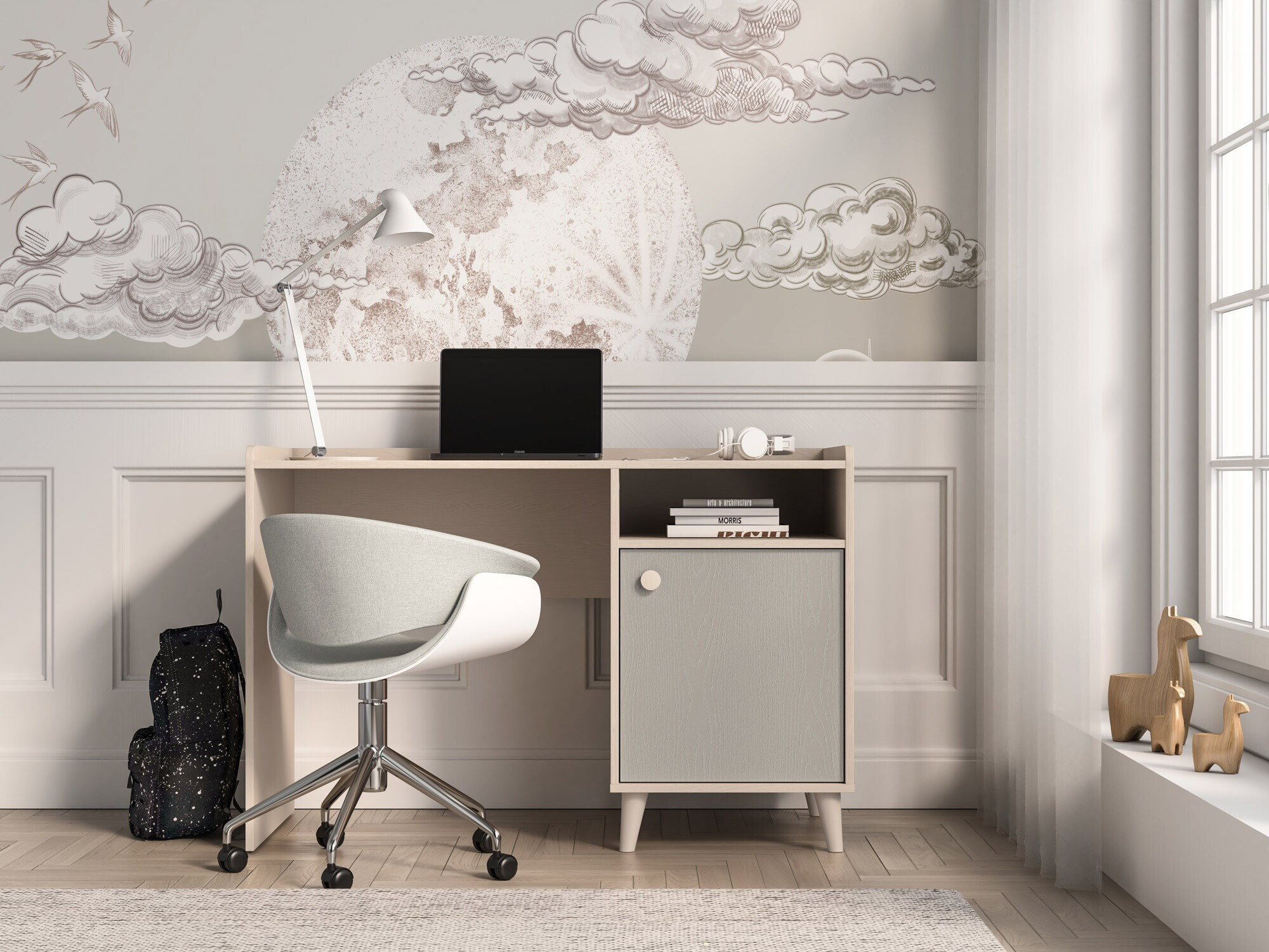 Kancelarijski sto Tortoli 106 (Sivo)