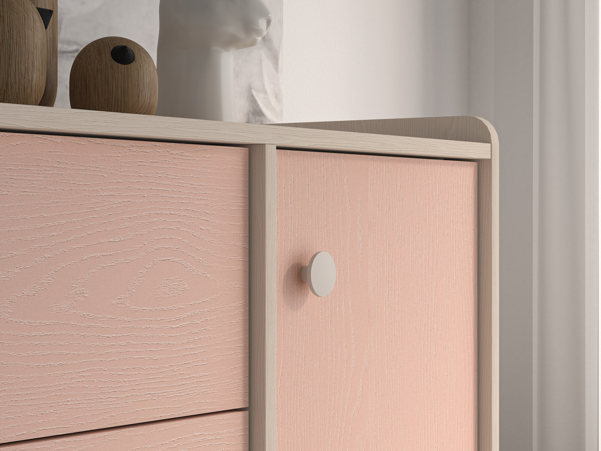 Komoda Tortoli 104 (Ružičasta)