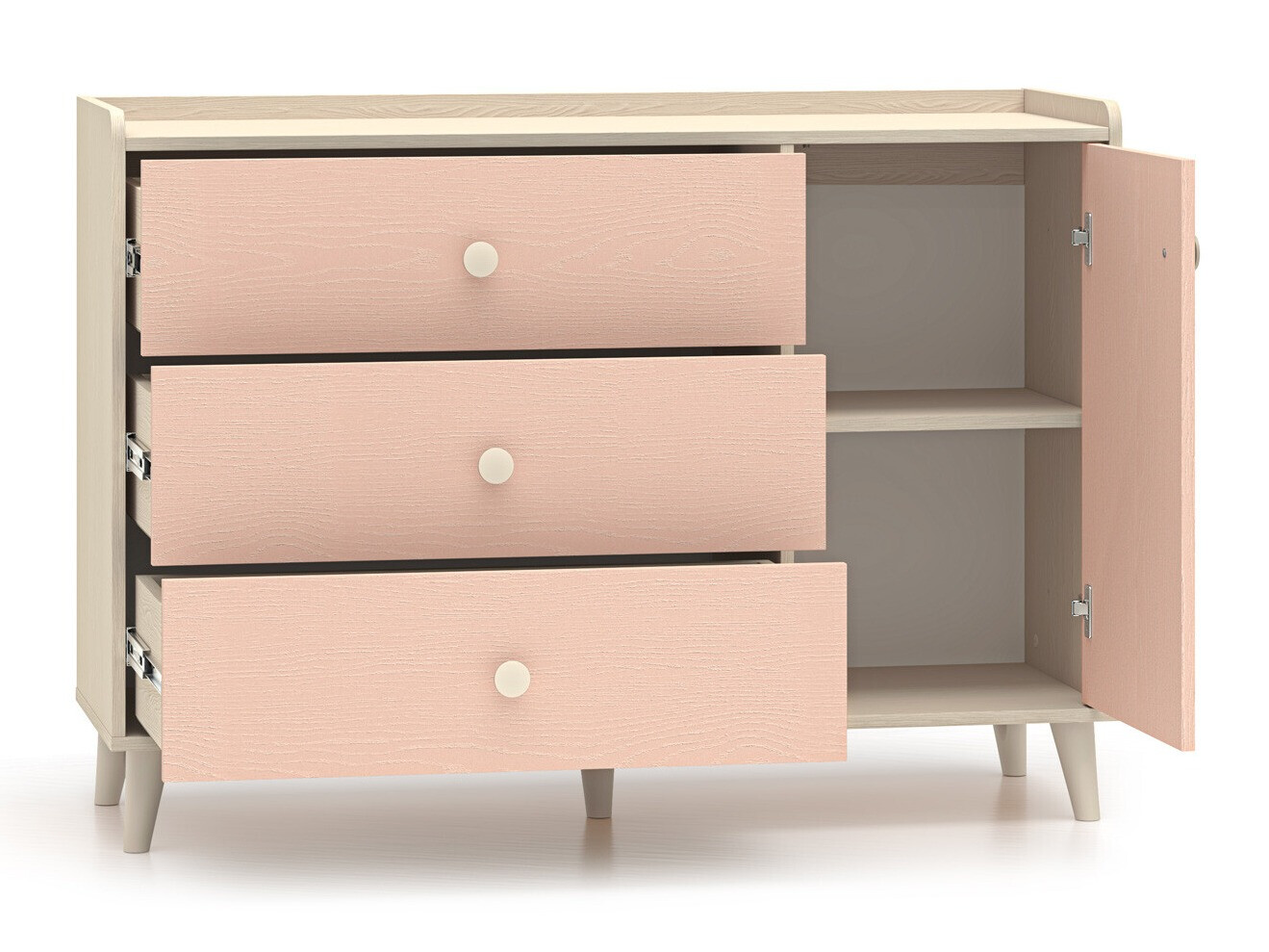 Komoda Tortoli 104 (Ružičasta)