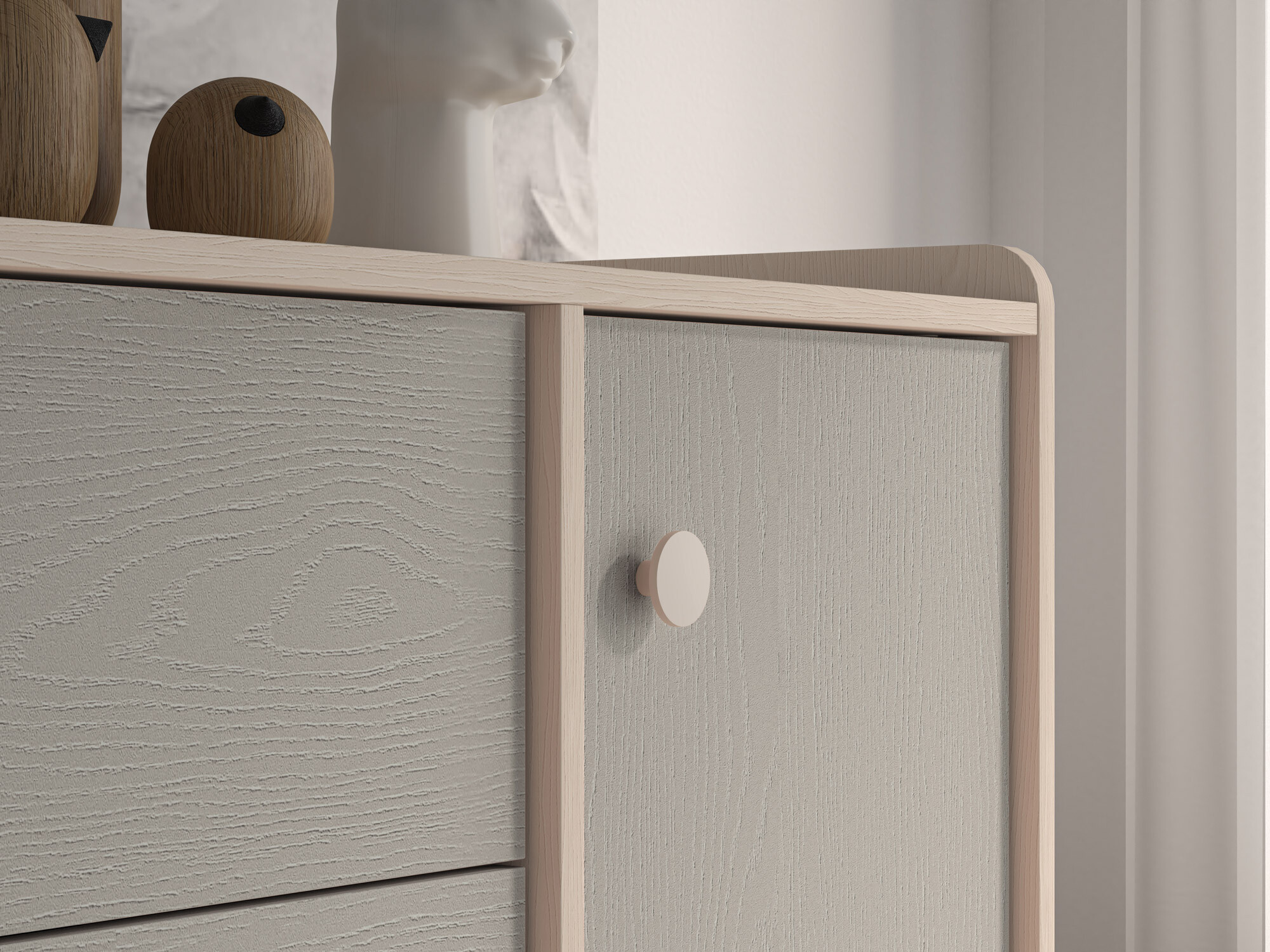 Komoda Tortoli 104 (Sivo)