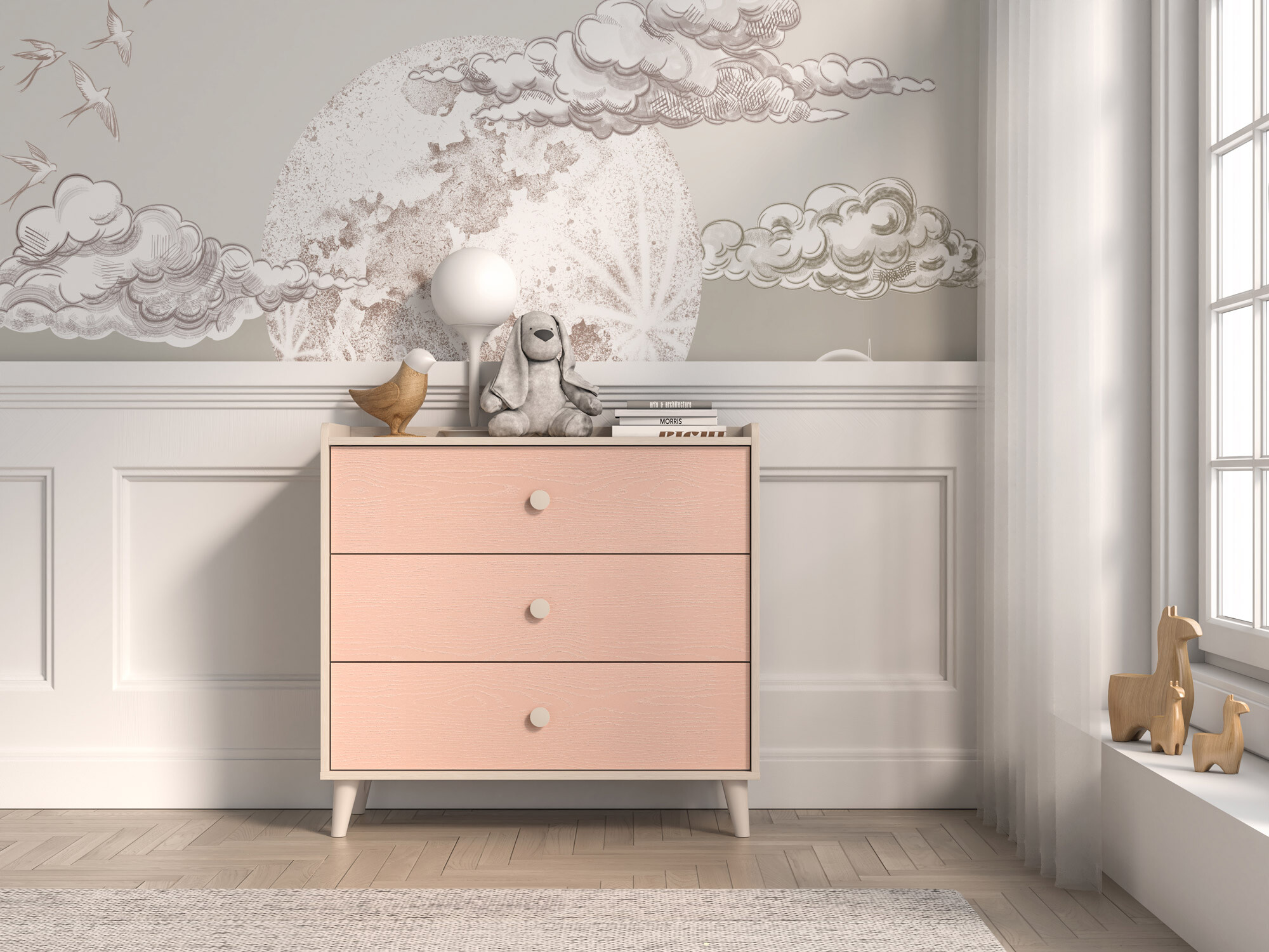 Komoda Tortoli 105 (Roza)