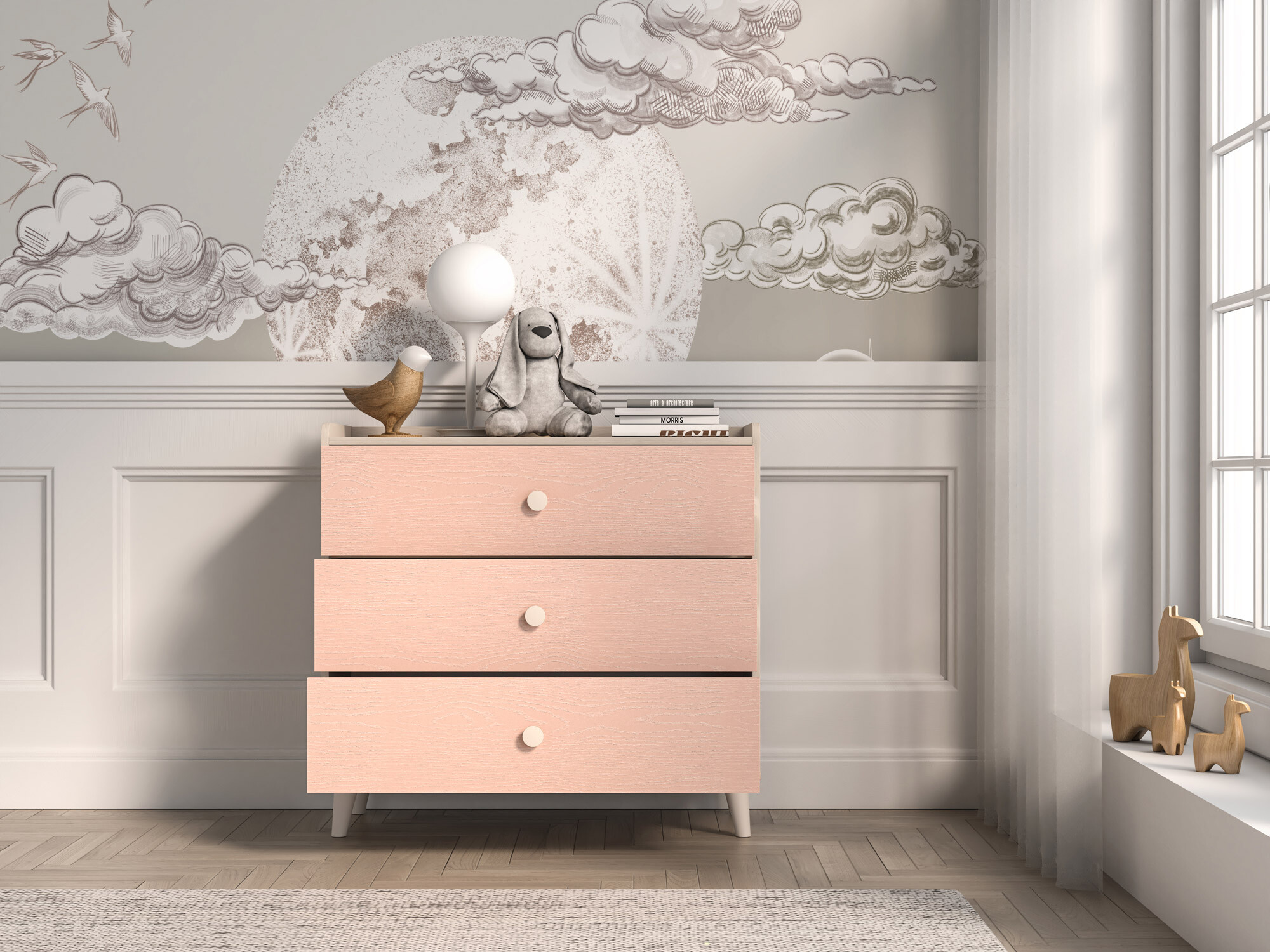 Komoda Tortoli 105 (Roza)