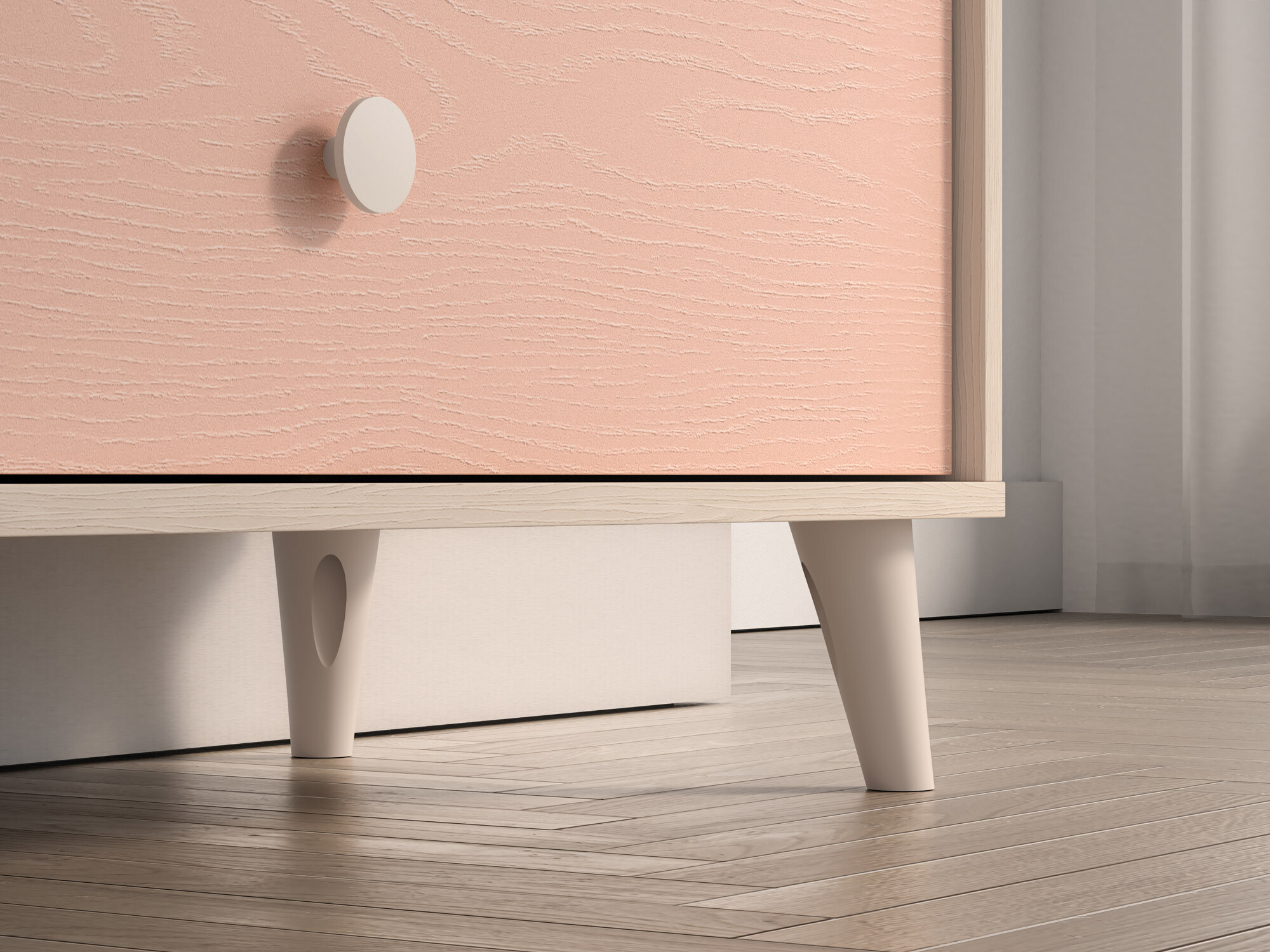 Komoda Tortoli 105 (Ružičasta)