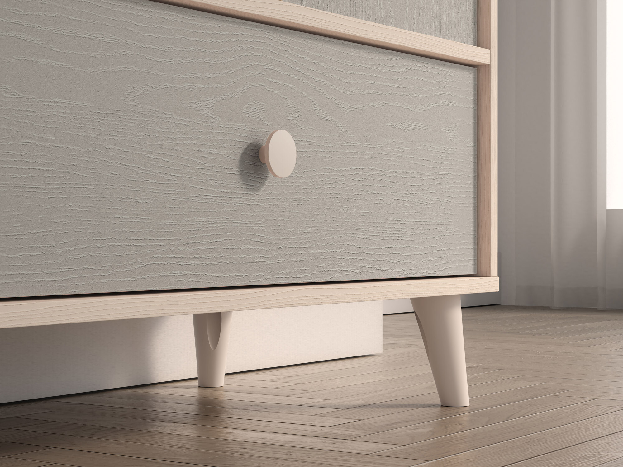 Ormarić Tortoli 103 (Sivo)