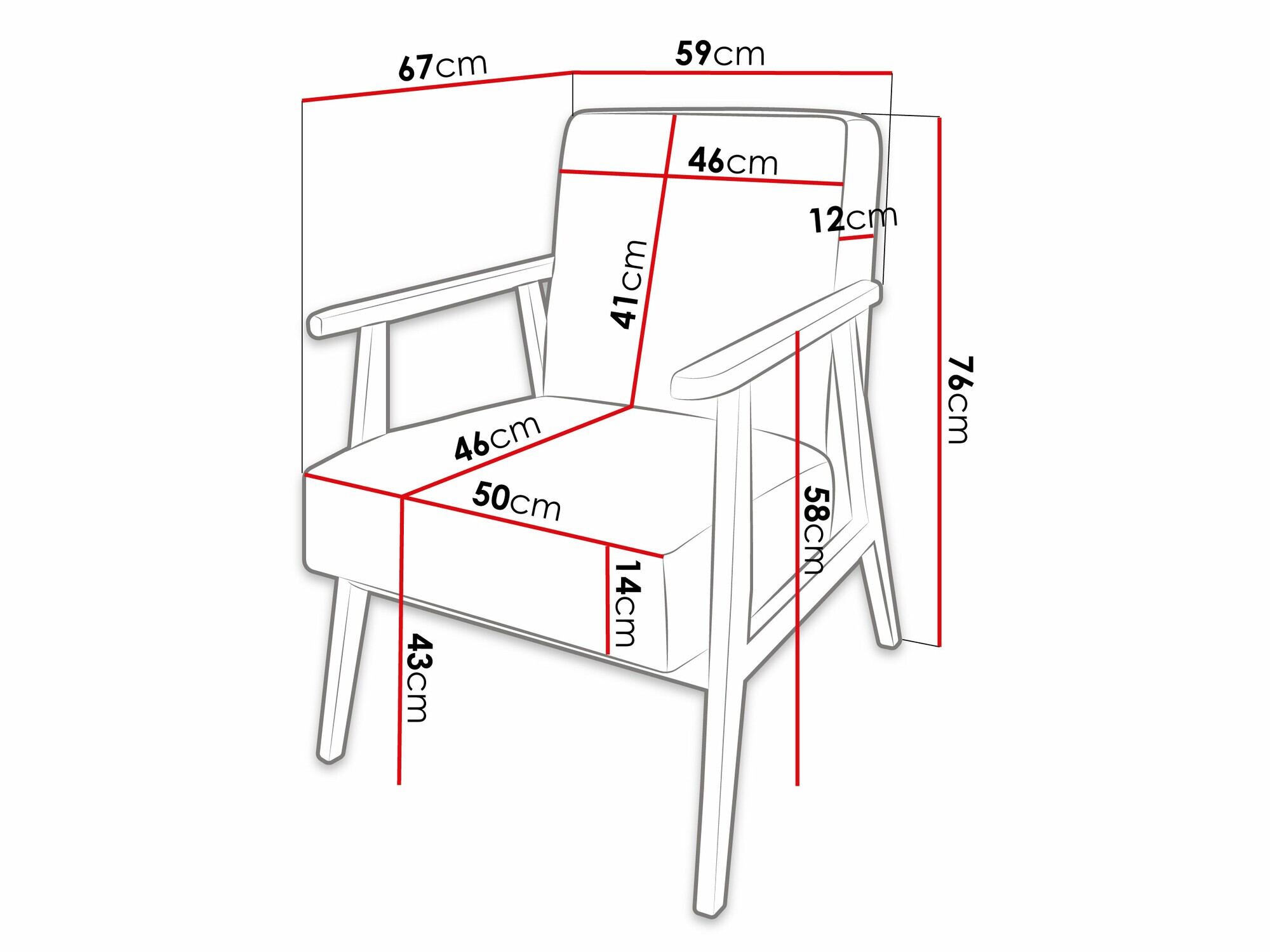 Fotelja Clovis 100 (Poso 22)
