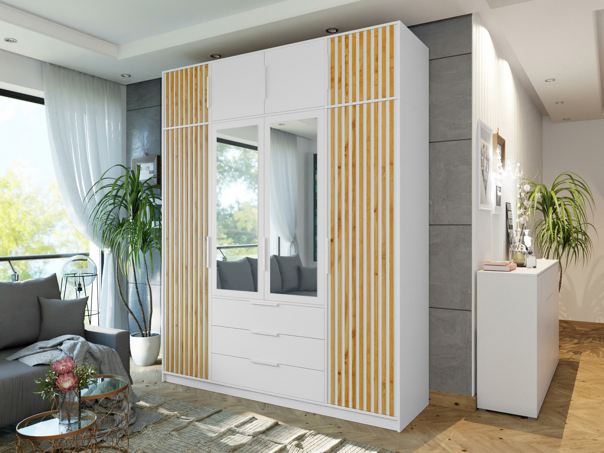 Ormar Enolevo 108 (Belo + Вотан храст)