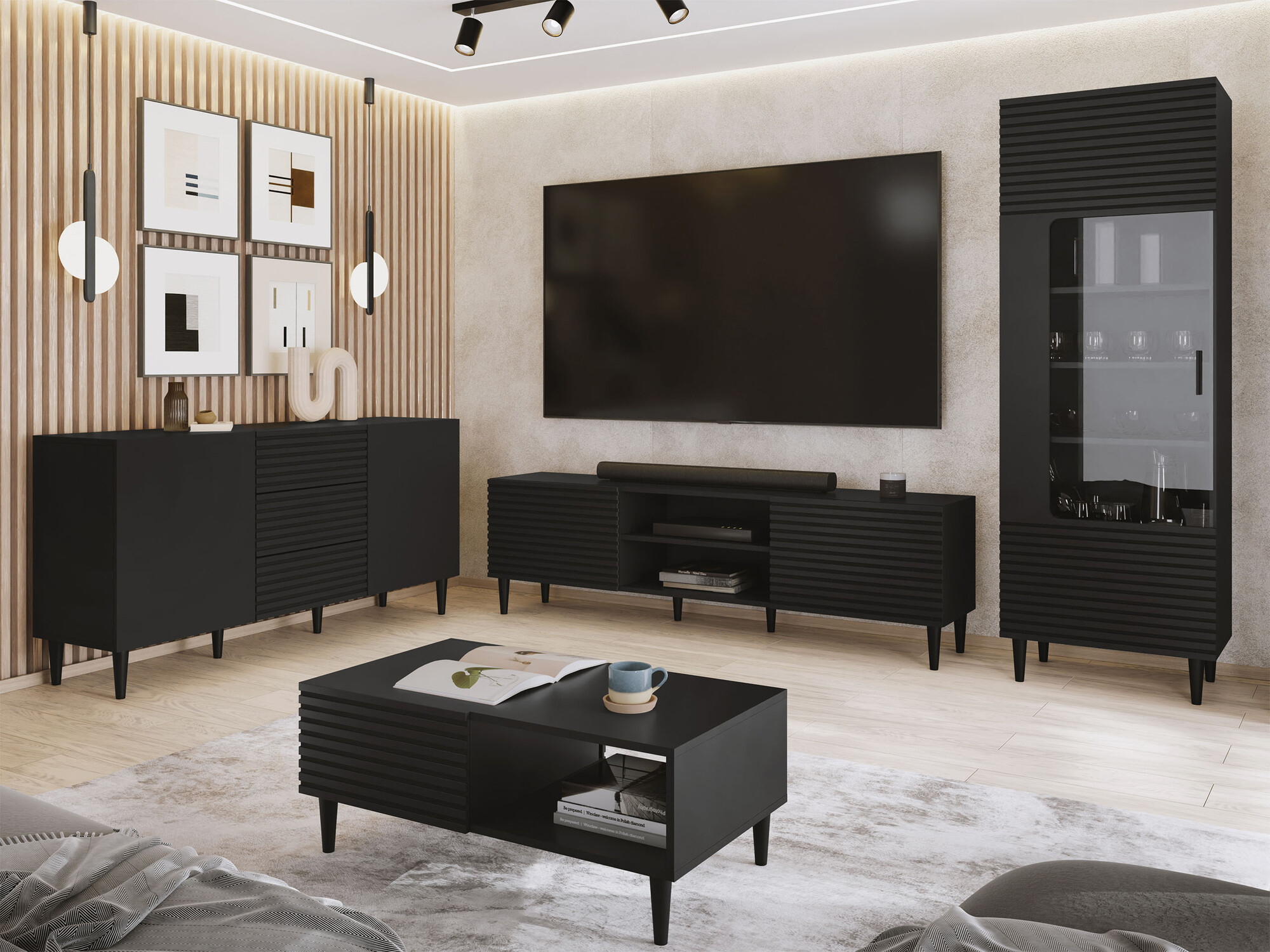 TV sto Comfivo Mavmono 106 (Crno)