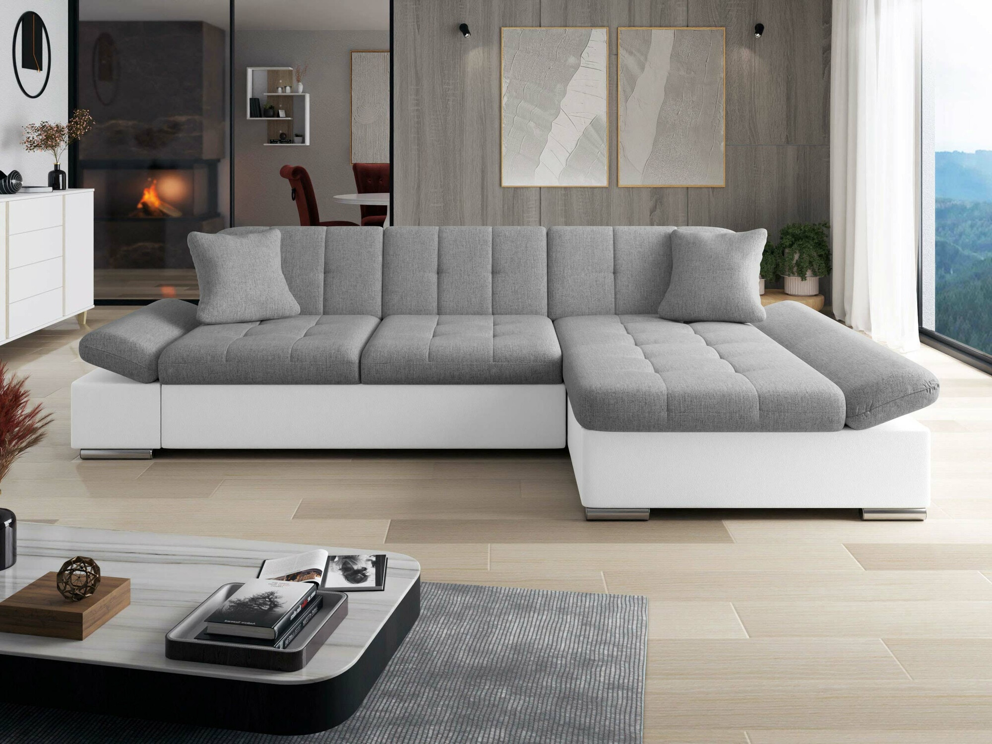 Ugaona sofa Comfivo 152 (Soft 017 + Soul 17)