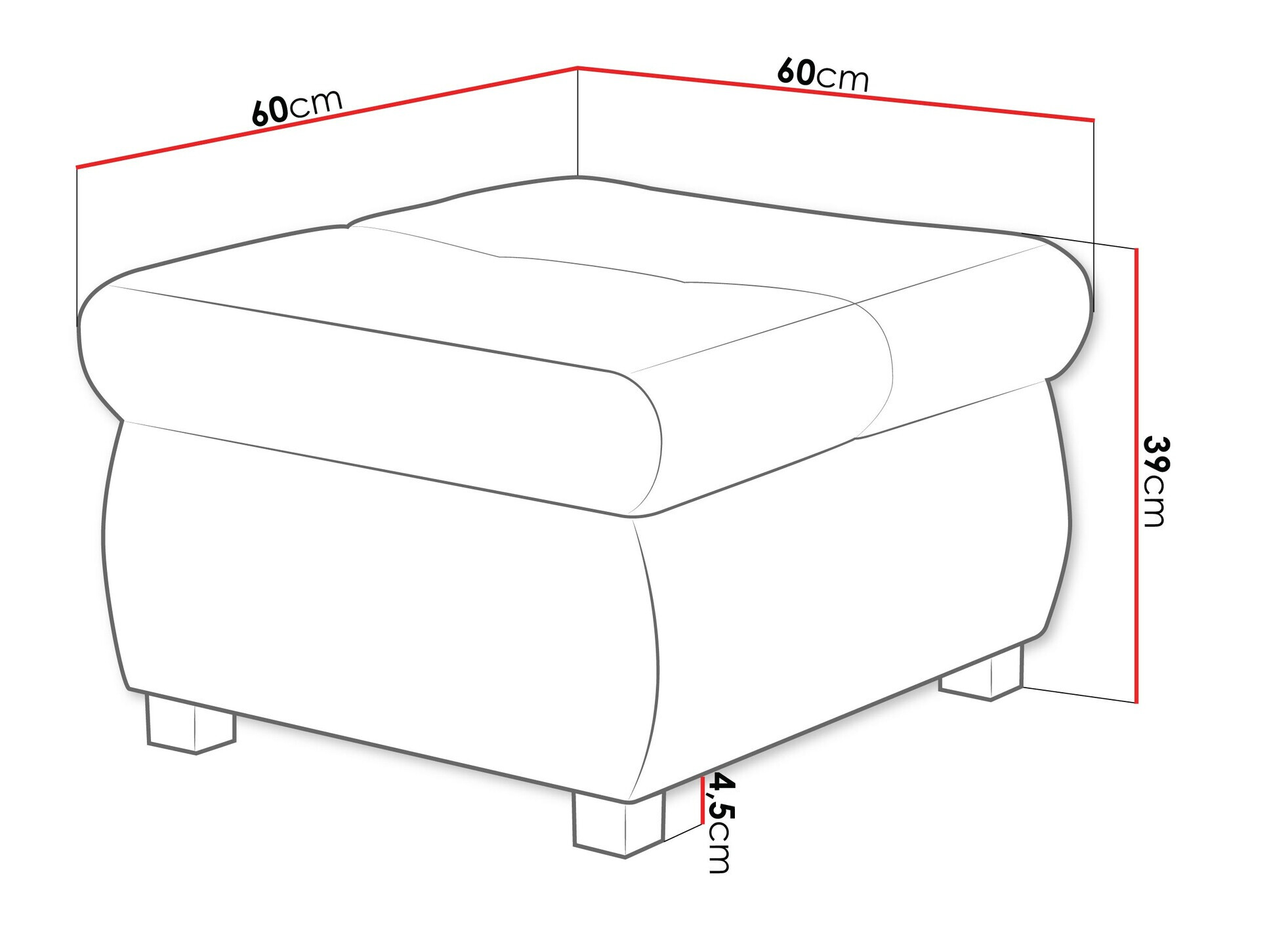 Tabure Comfivo 122 (Soft 017 + Soul 17)