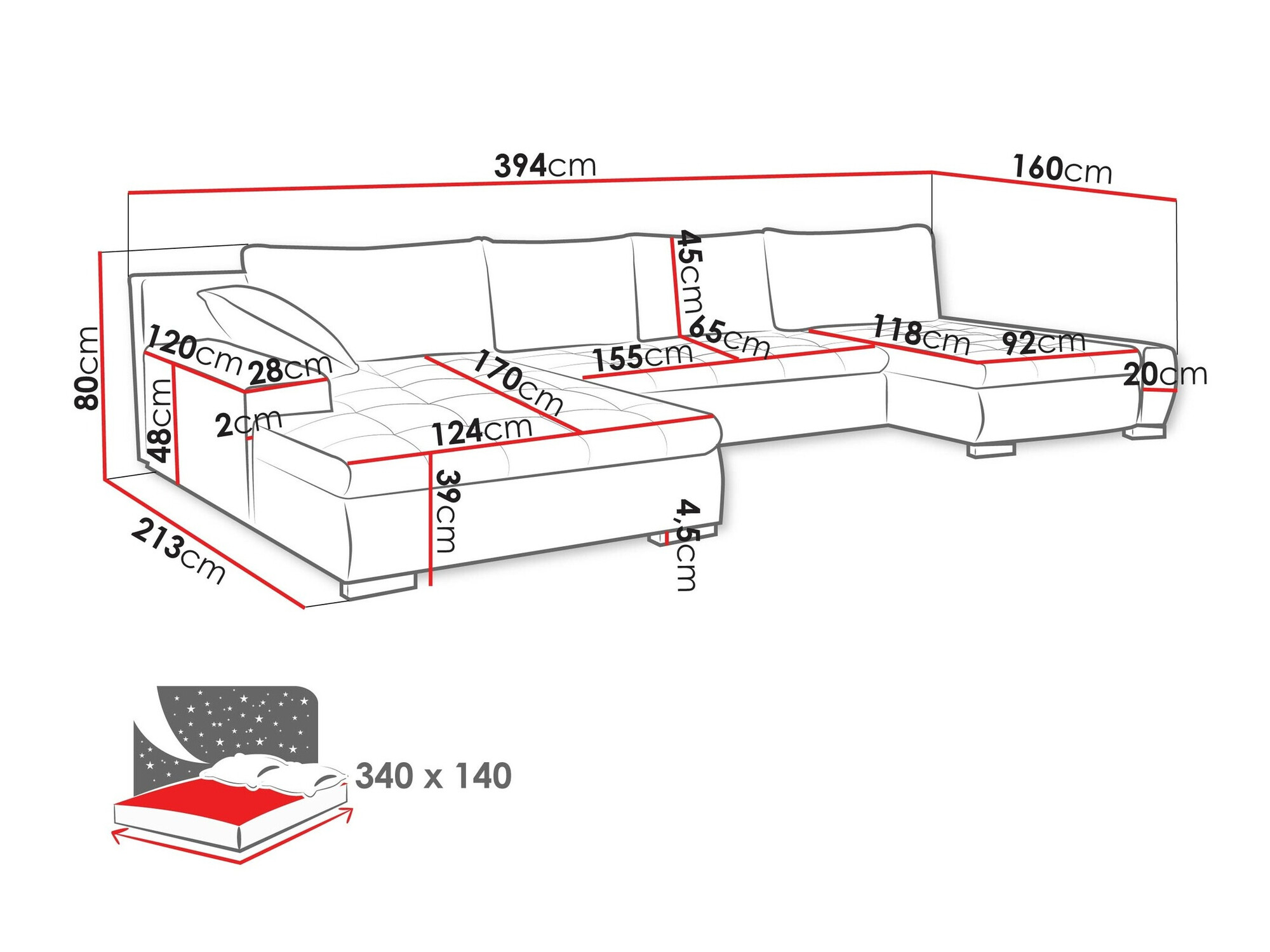 Ugaona sofa Comfivo 106 (Soul 17)
