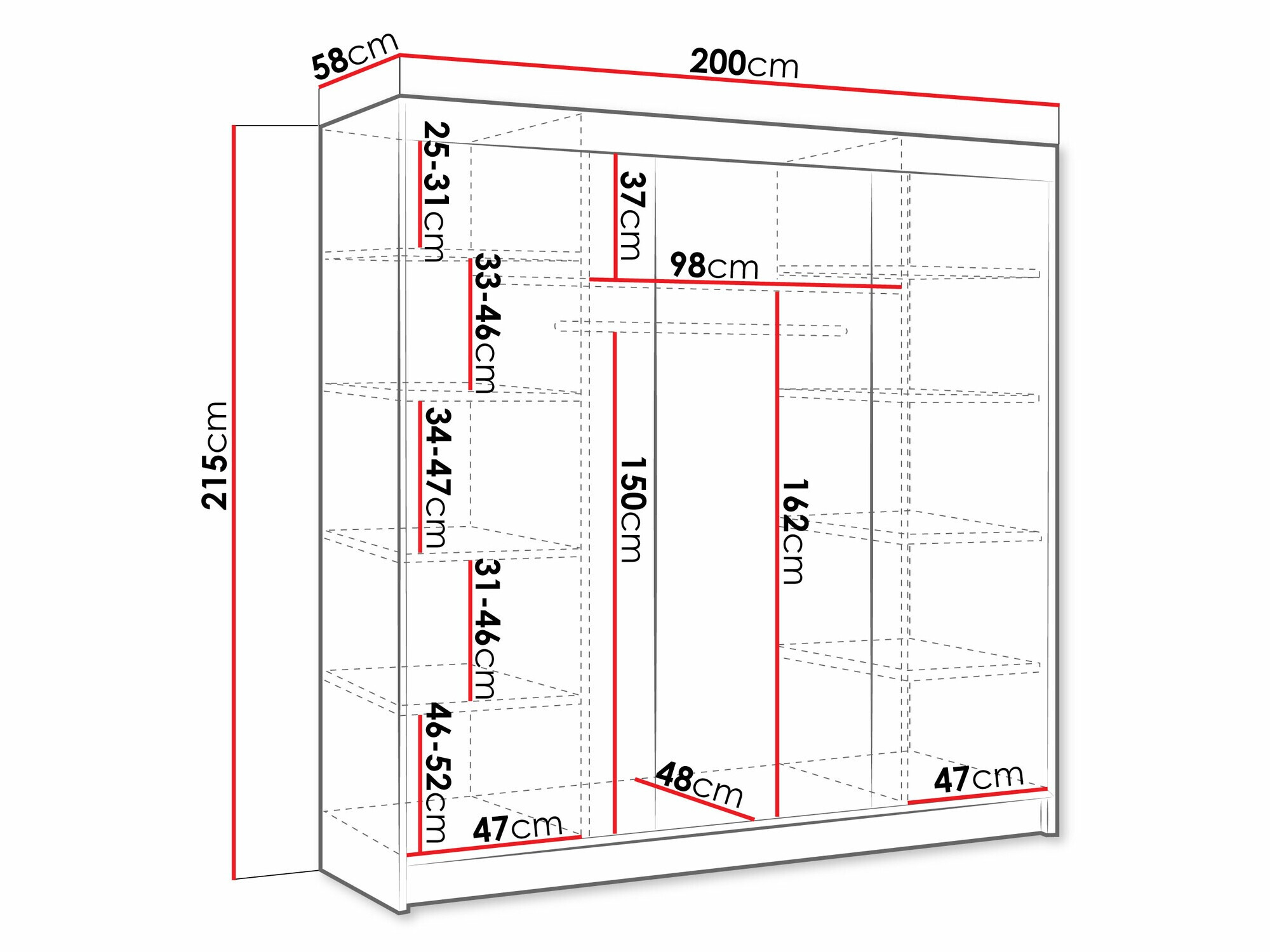 Ormar Closico 160 (Kašmir)