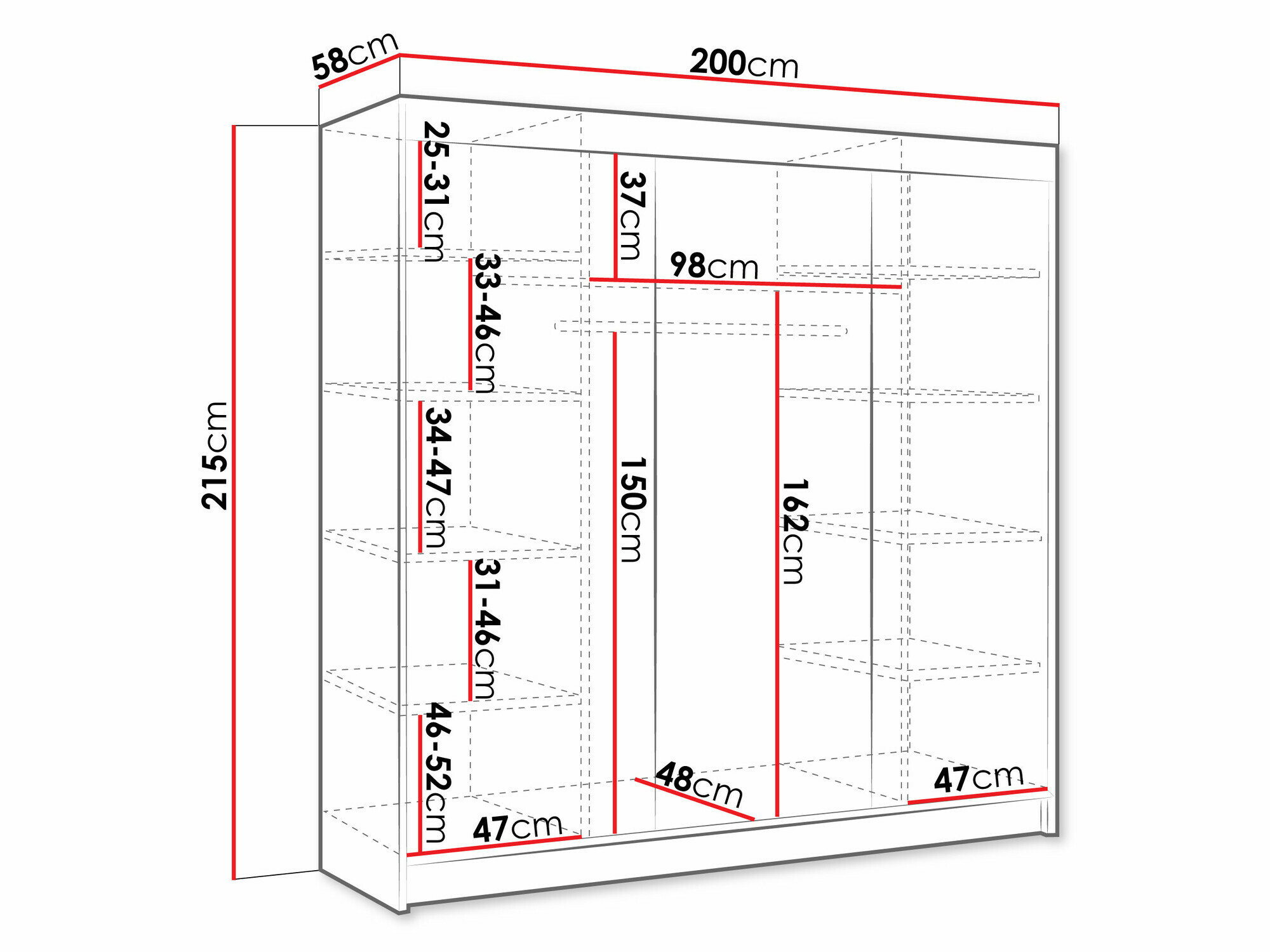 Ormar Closico 161 (Kašmir)