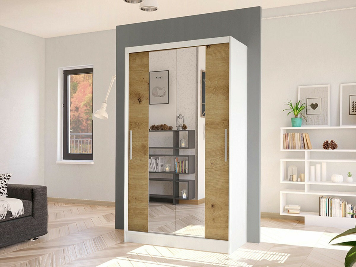 Ormar Closico Structor II (Belo + Artisan hrast)