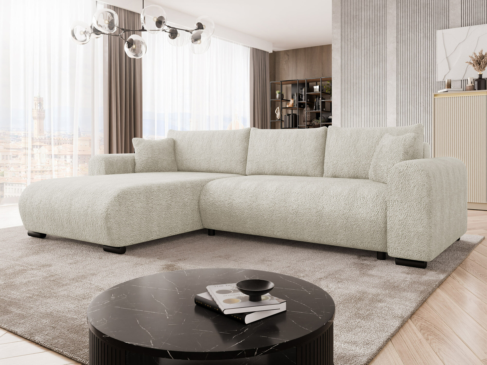 Ugaona sofa Comfivo 410 (Coral 65)