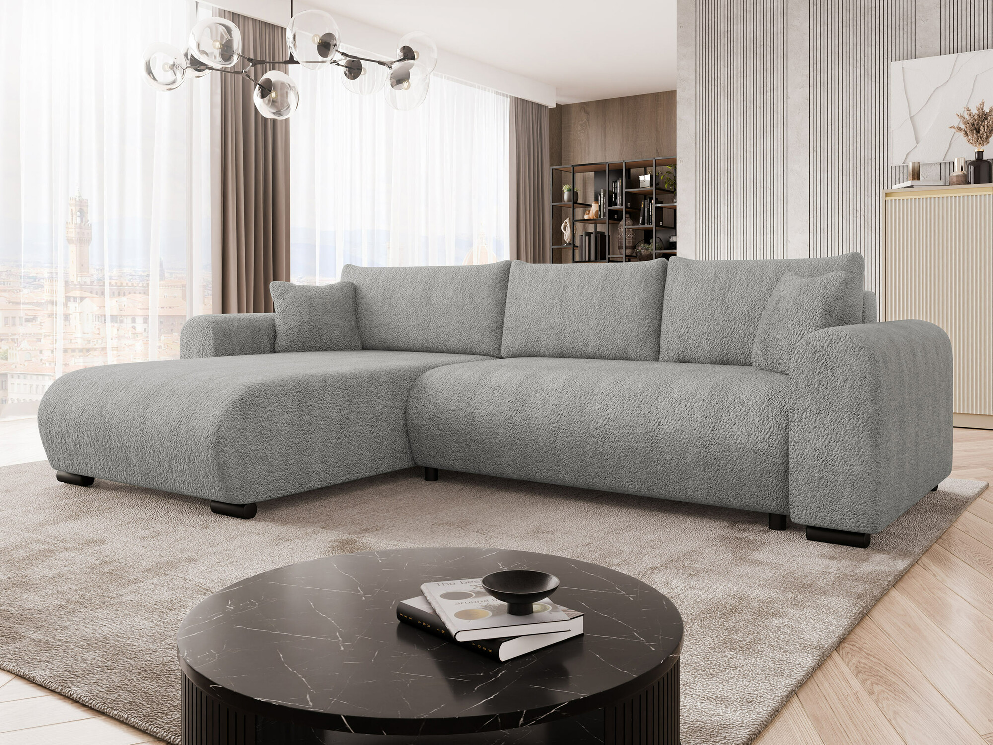 Ugaona sofa Comfivo 410 (Coral 75)