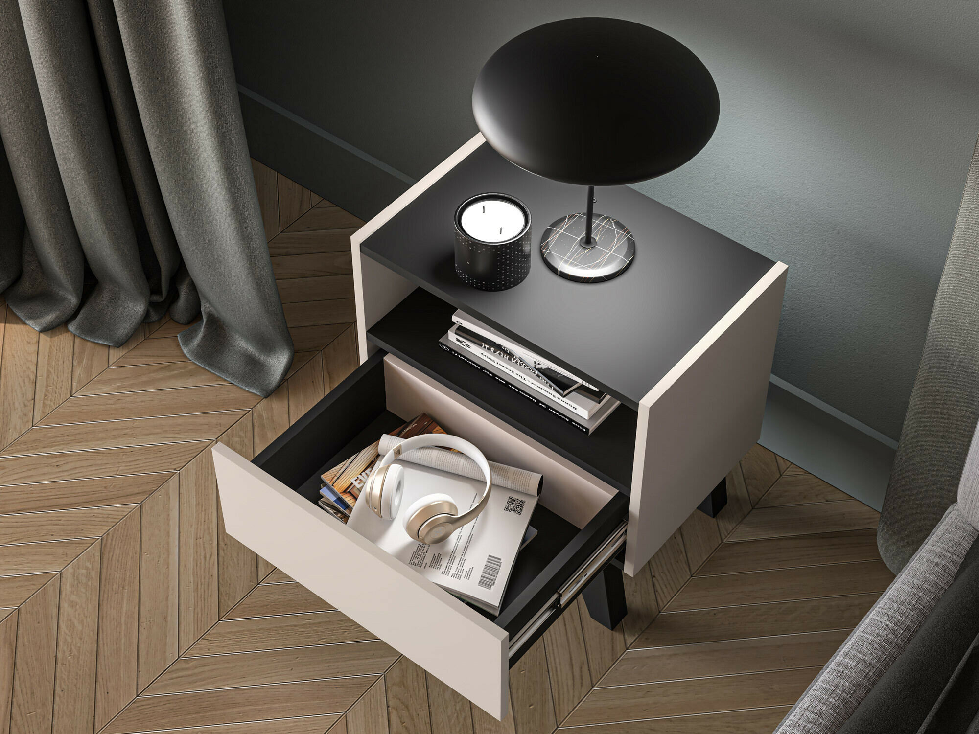 Noćni ormarić Evateno 105