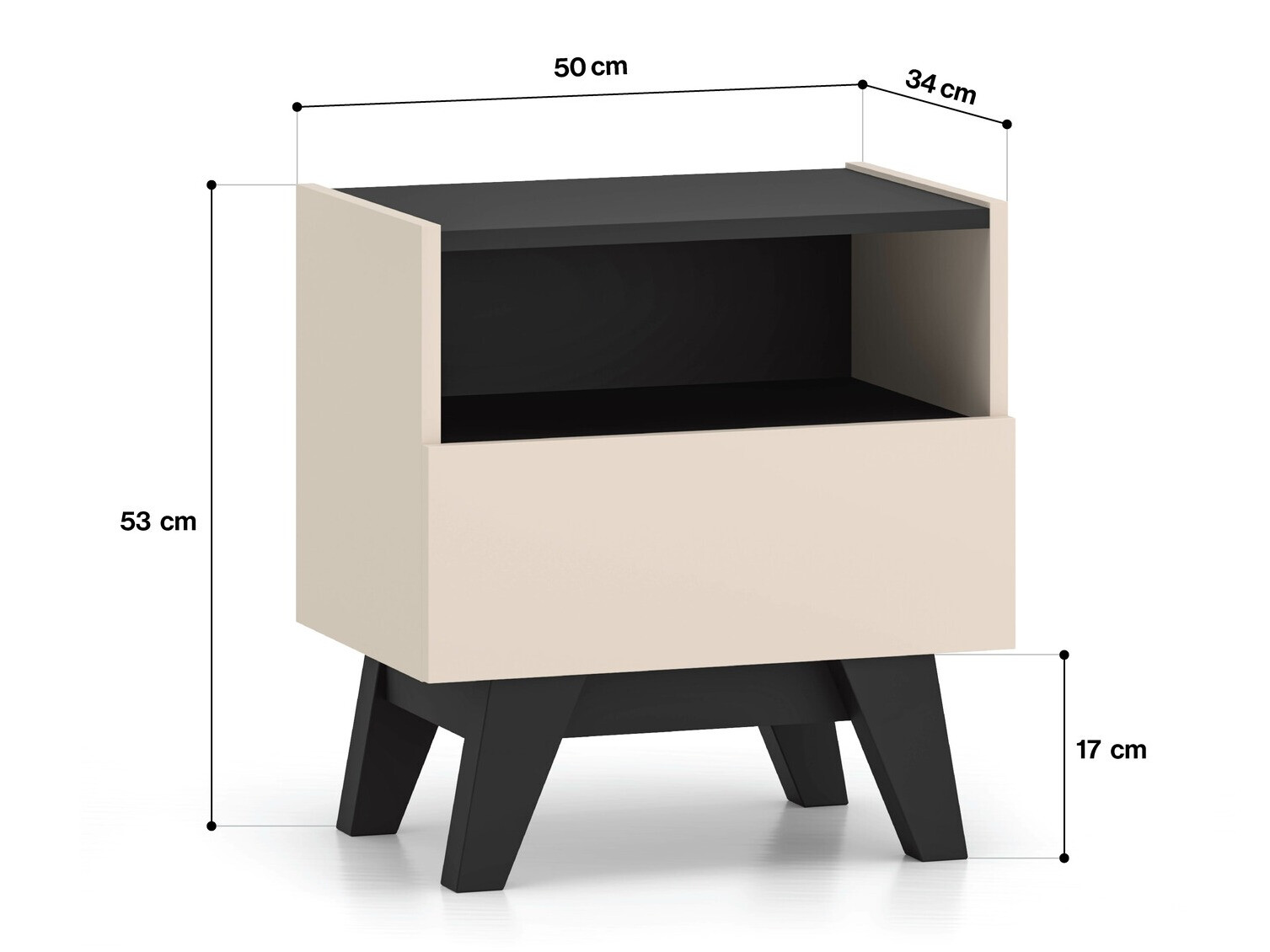 Noćni ormarić Evateno 105