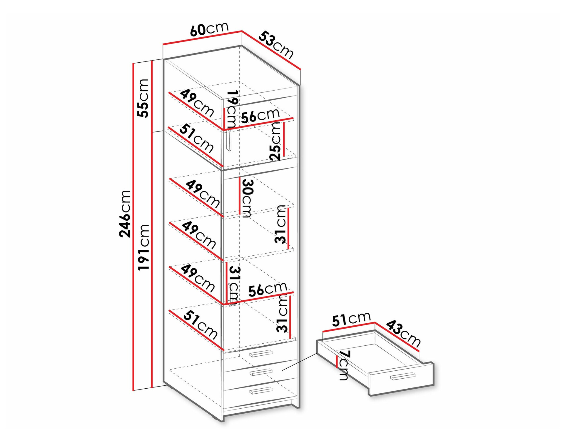 Polica Novduni 111 (Храст лефкас)