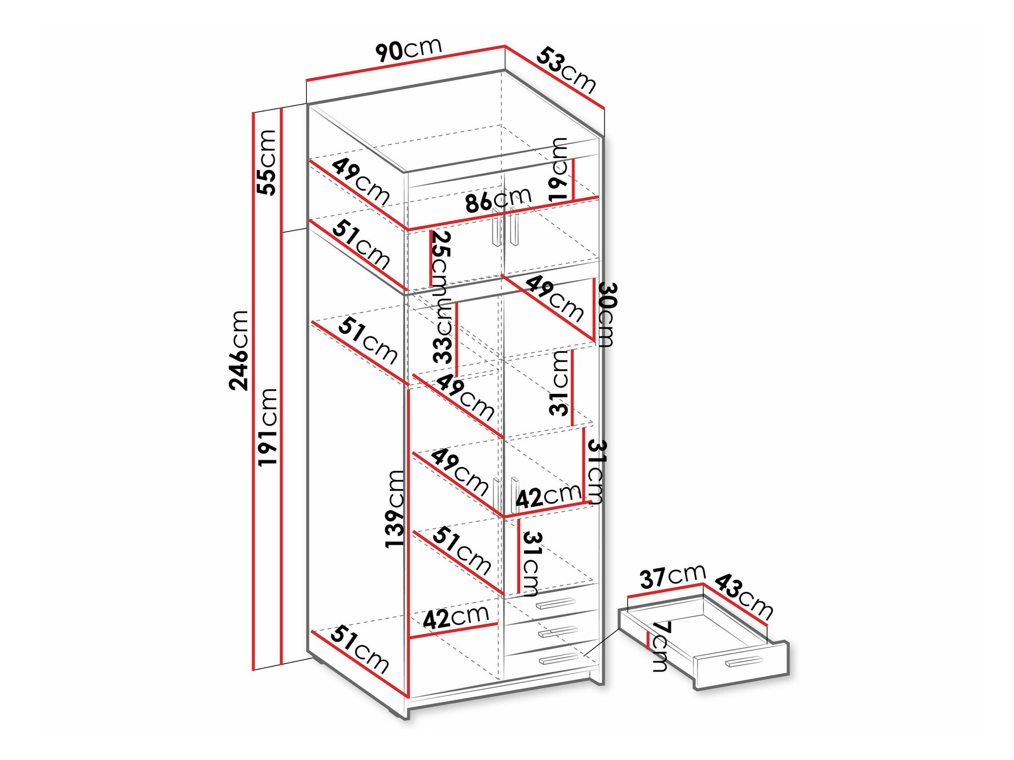 Ormar Novduni 113 (Sonoma hrast)