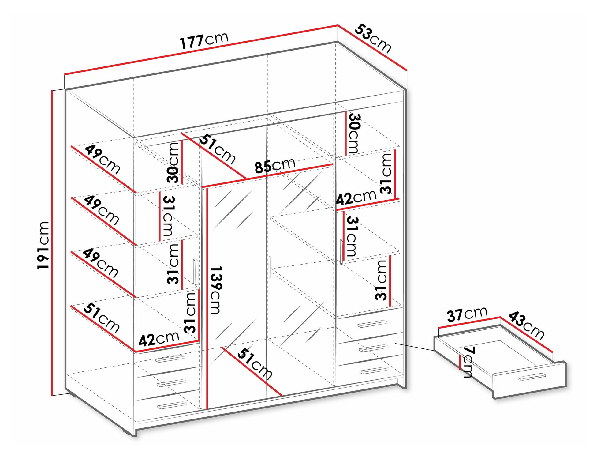 Ormar Novduni 115 (Sonoma hrast)
