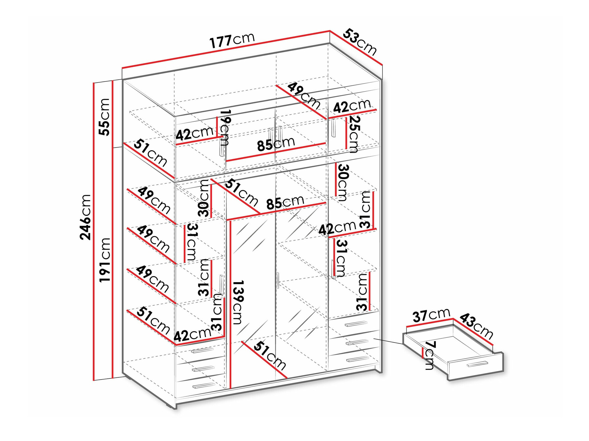 Ormar Novduni 120 (Sonoma hrast)