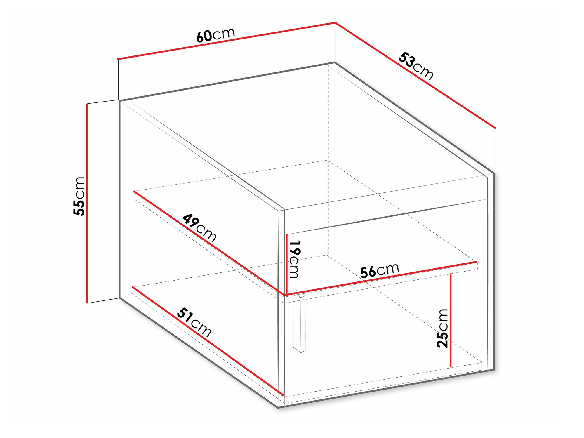Ormarić Novduni 117 (Belo)