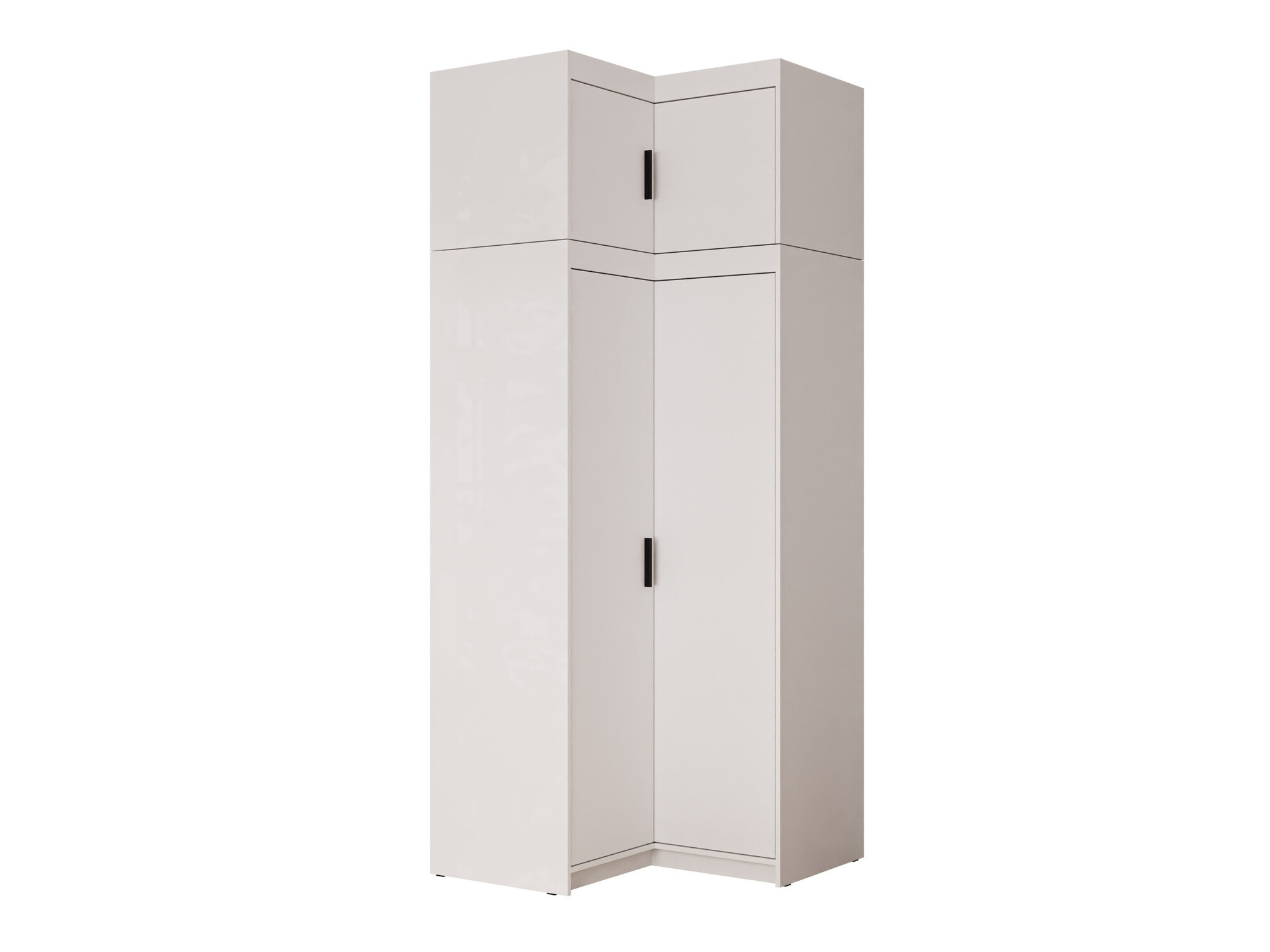 Ugaoni ormar Novduni 121 (Belo)