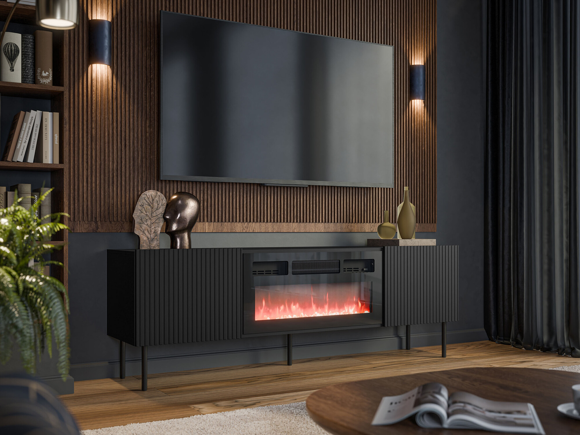 TV sto Charlotte 210 (Crno)