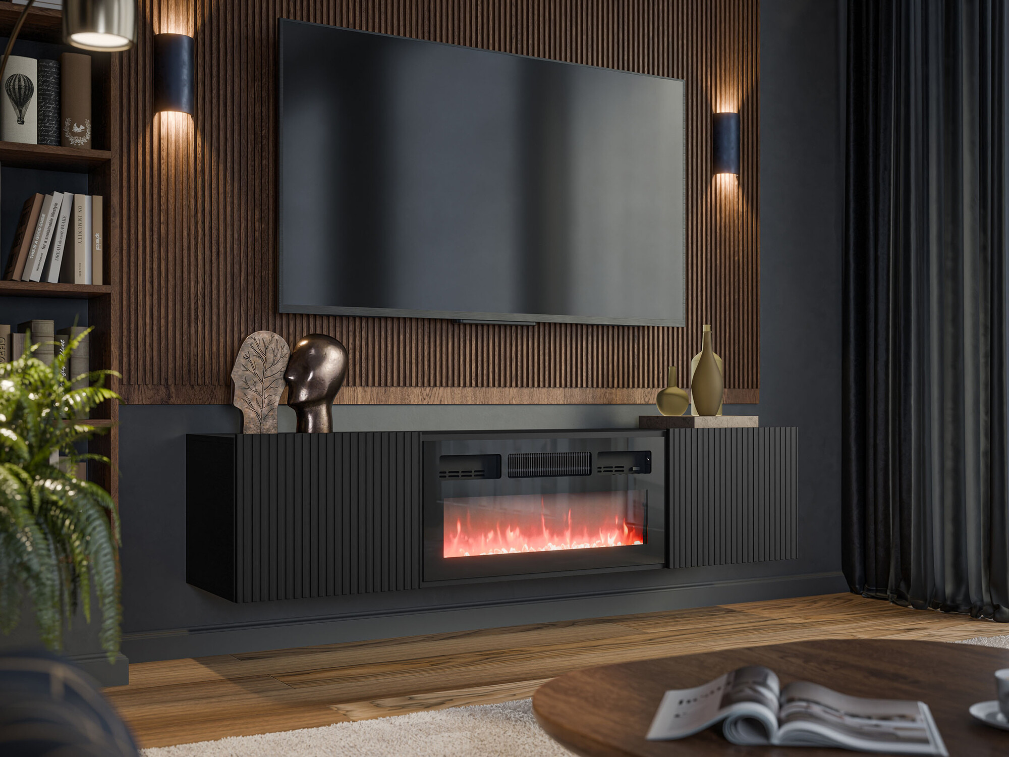 TV sto Charlotte 210 (Crno)