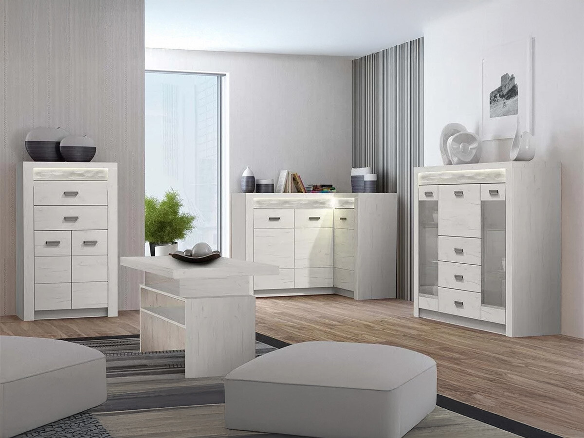 Komoda Serfeno 103 (Craft vhite)