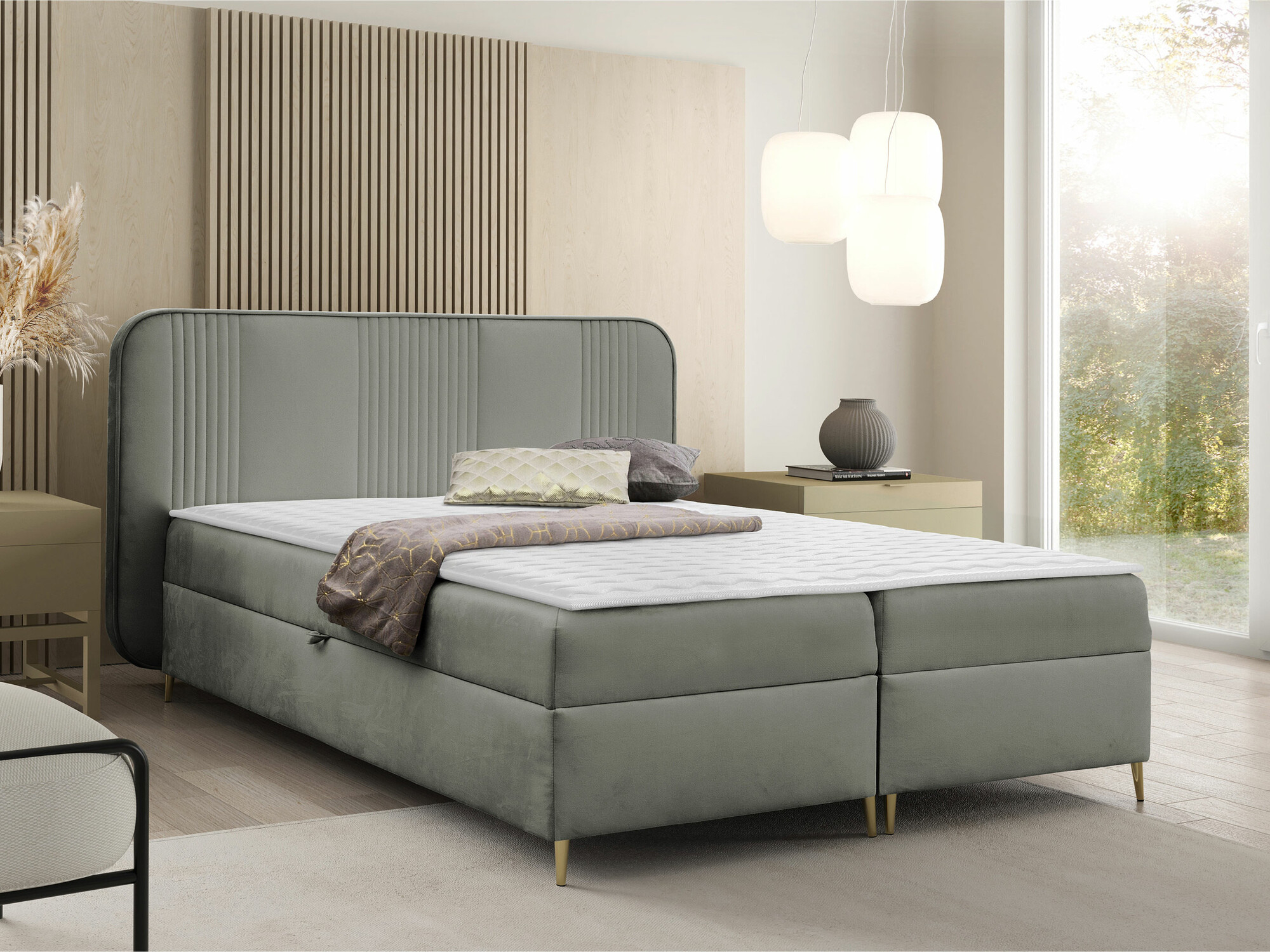 Boxspring krevet Baltimore 196 (Magic Velvet 2217)