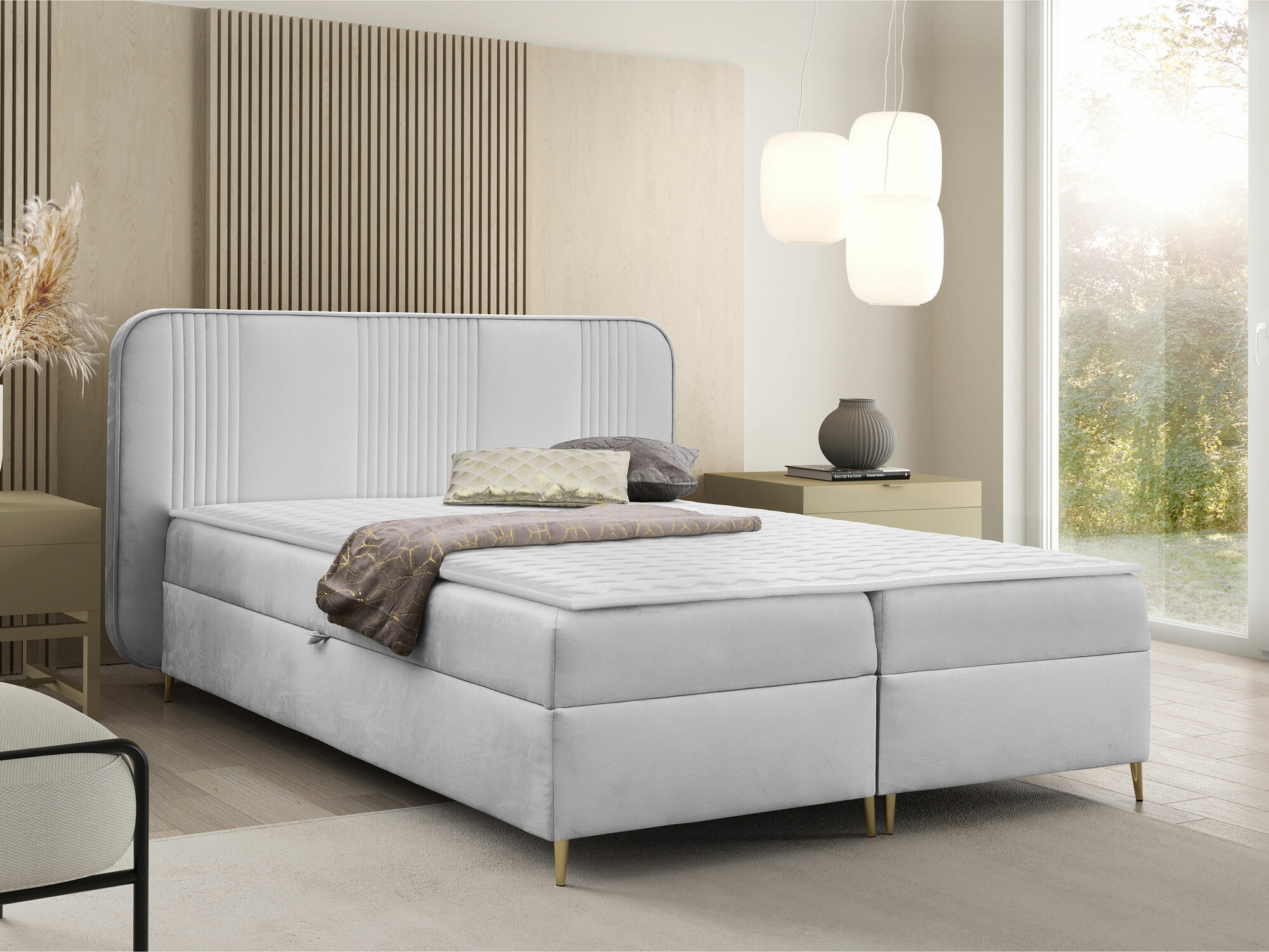 Boxspring krevet Baltimore 196 (Magic Velvet 2239)