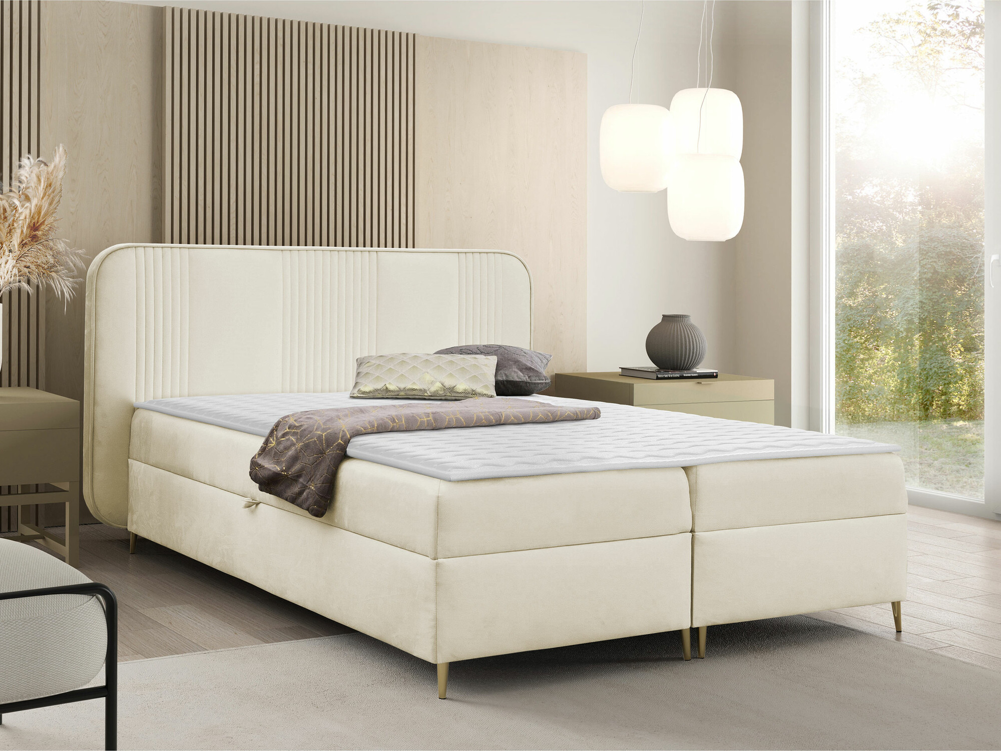 Boxspring krevet Baltimore 196 (Magic Velvet 2256)