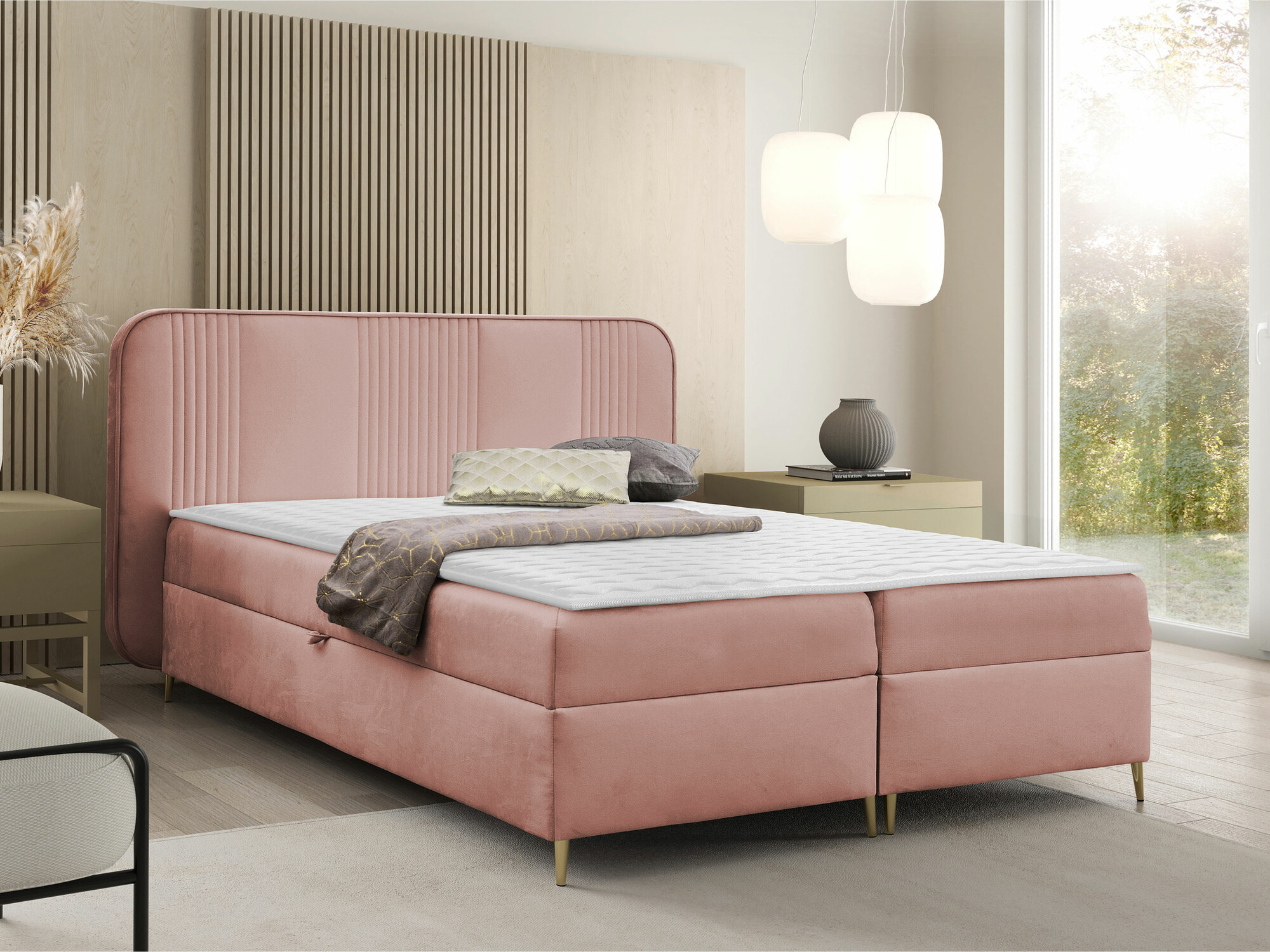 Boxspring krevet Baltimore 196 (Magic Velvet 2257)