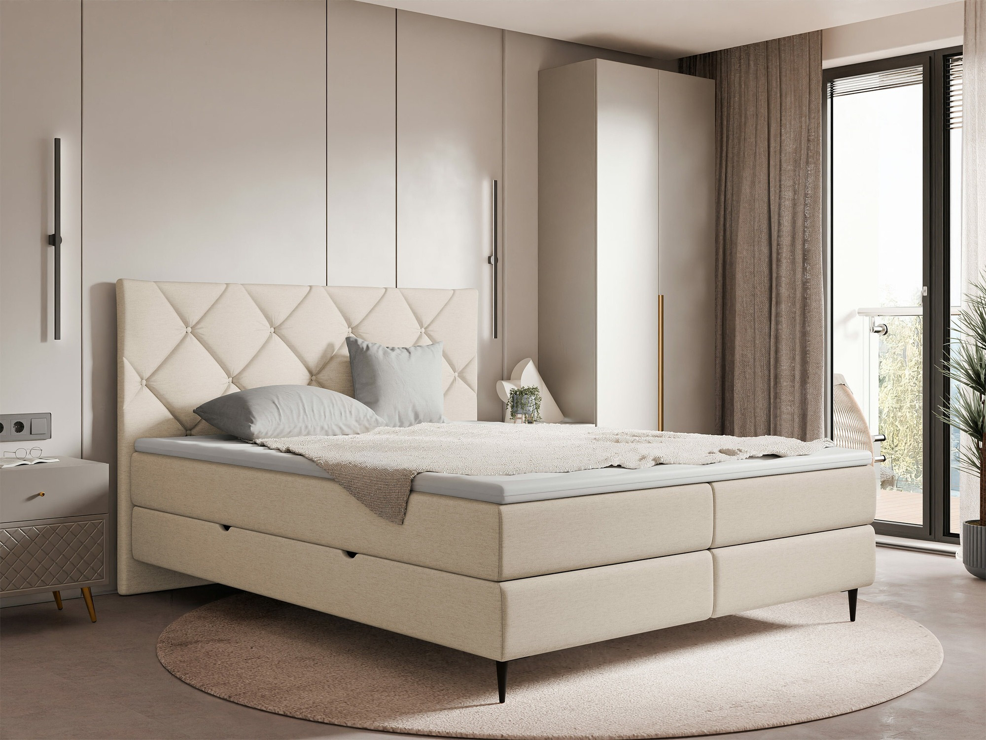 Boxspring krevet ComfiDream Myrel (Verita 03)