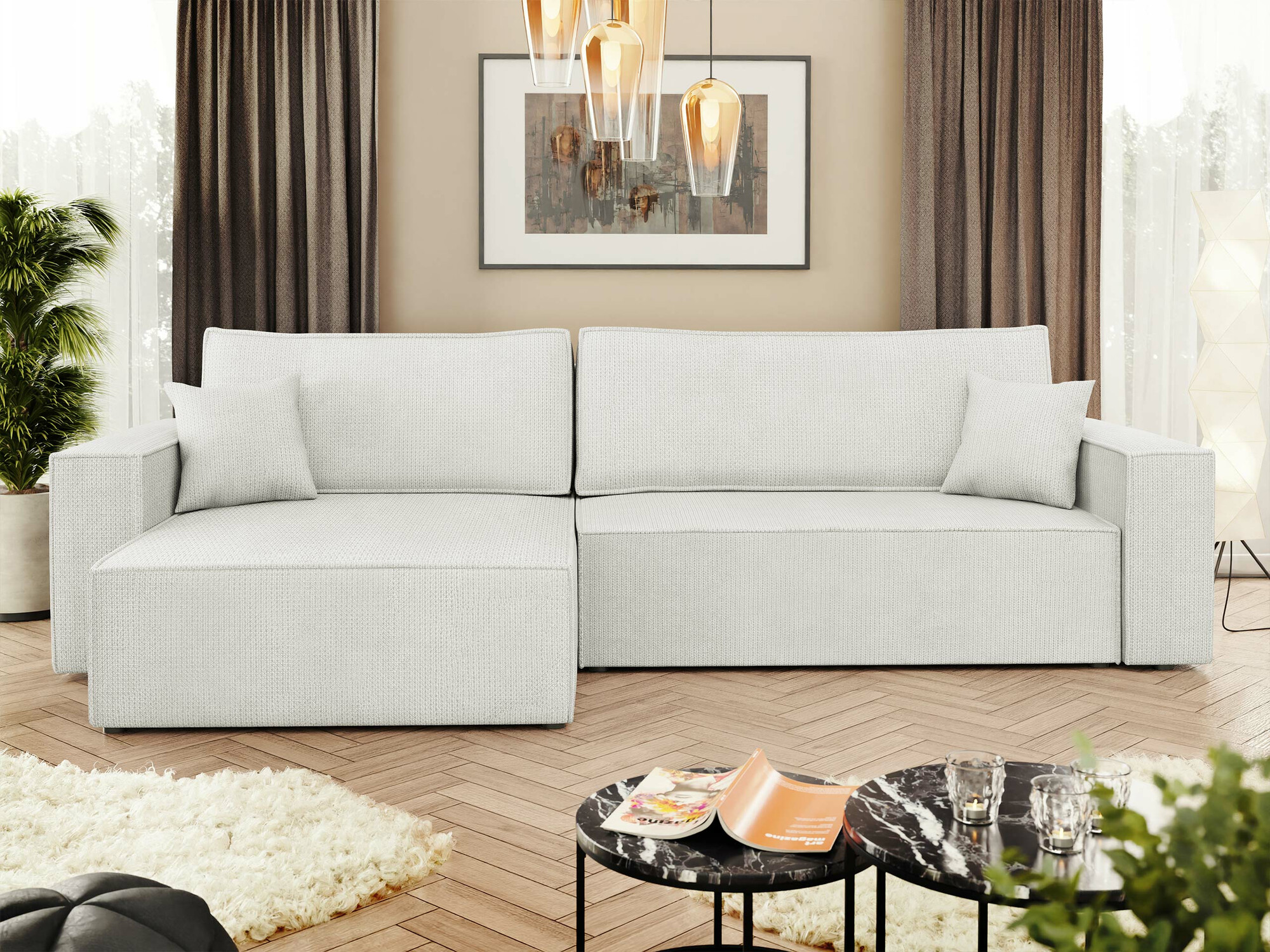 Ugaona sofa Shelton 107 (Lima 16)