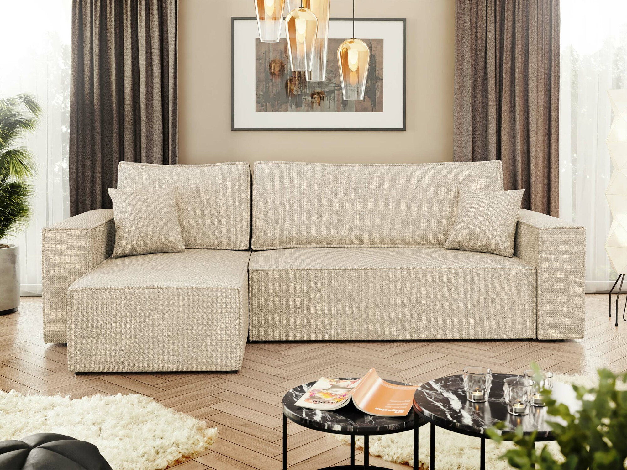 Ugaona sofa Shelton 100 (Lima 46)