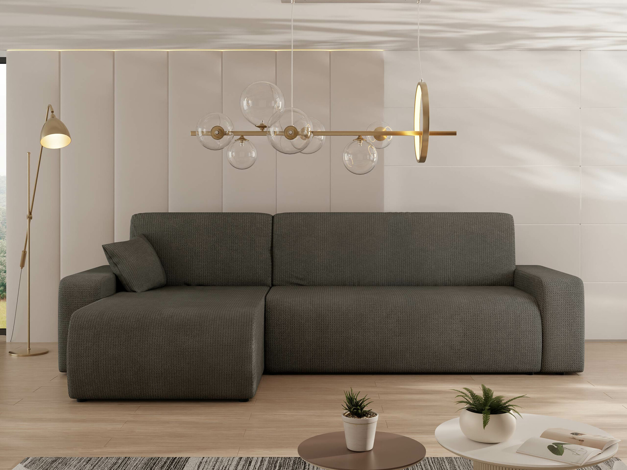 Ugaona sofa Shelton 102 (Lima 84)