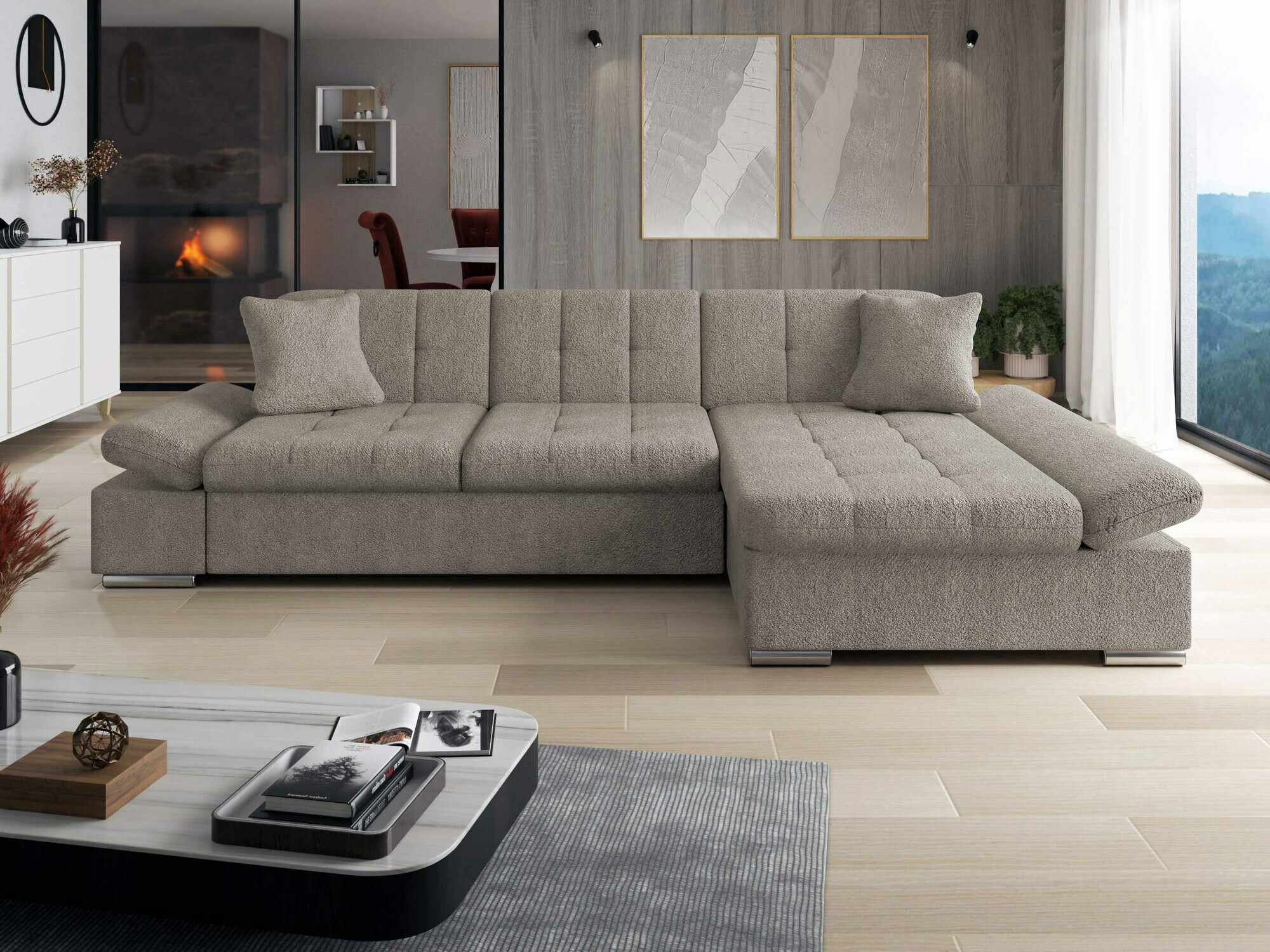 Ugaona sofa Comfivo 152 (Coral 50)