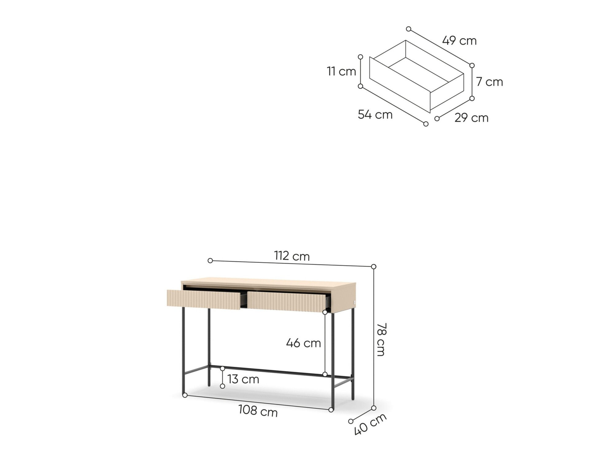 Konzolni stočić Lorfera 108