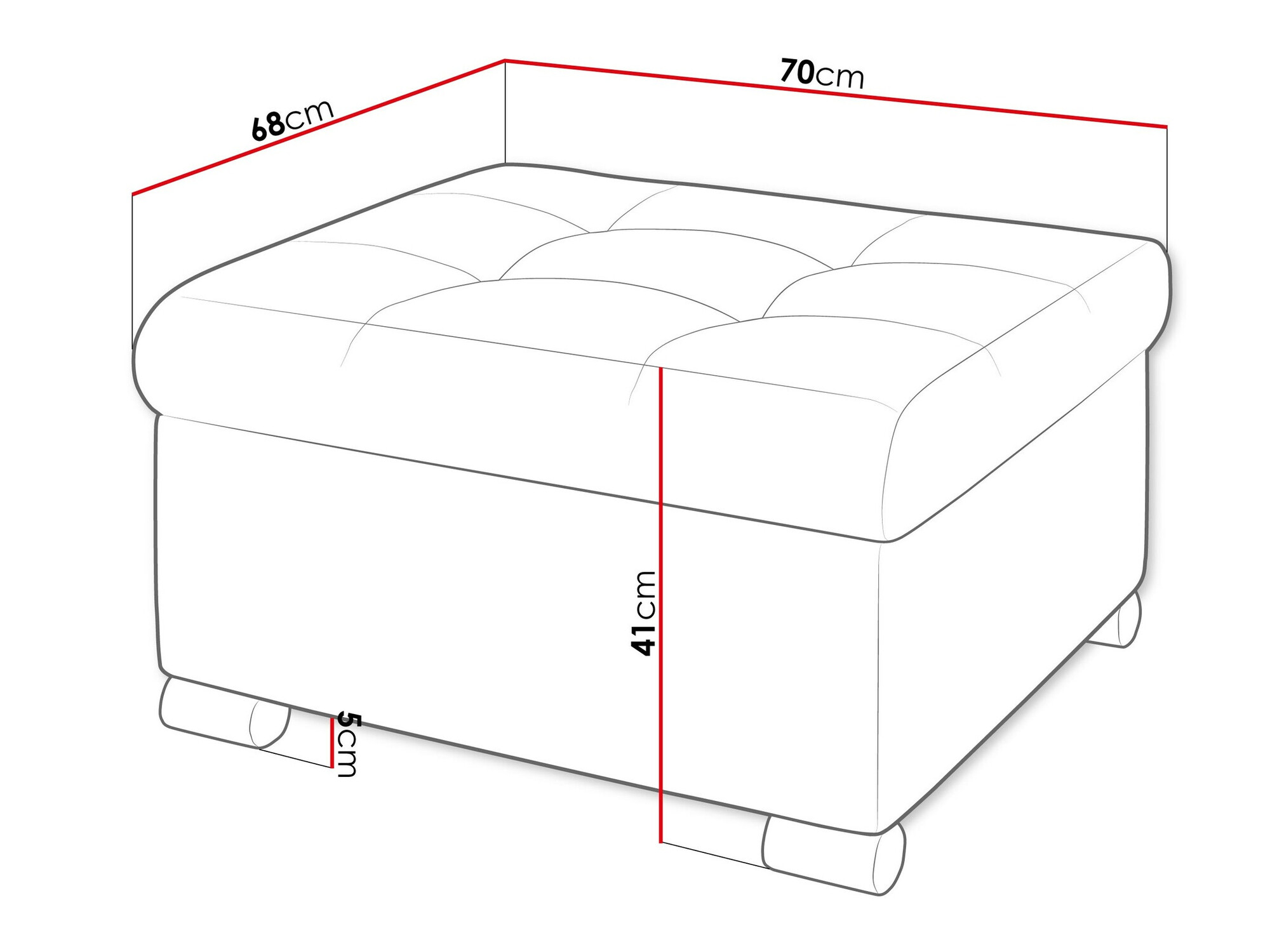 Tabure Comfivo 115 (Coral 55)