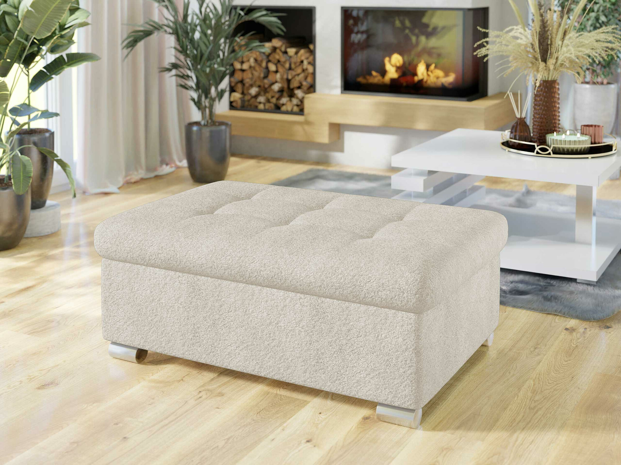 Tapacirana klupa Comfivo 118 (Coral 65)