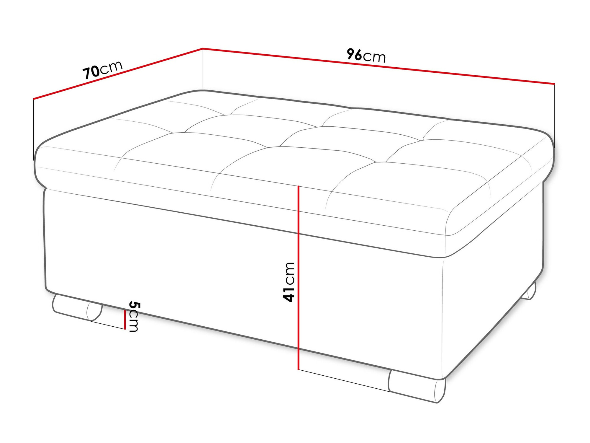 Tapacirana klupa Comfivo 118 (Coral 50)