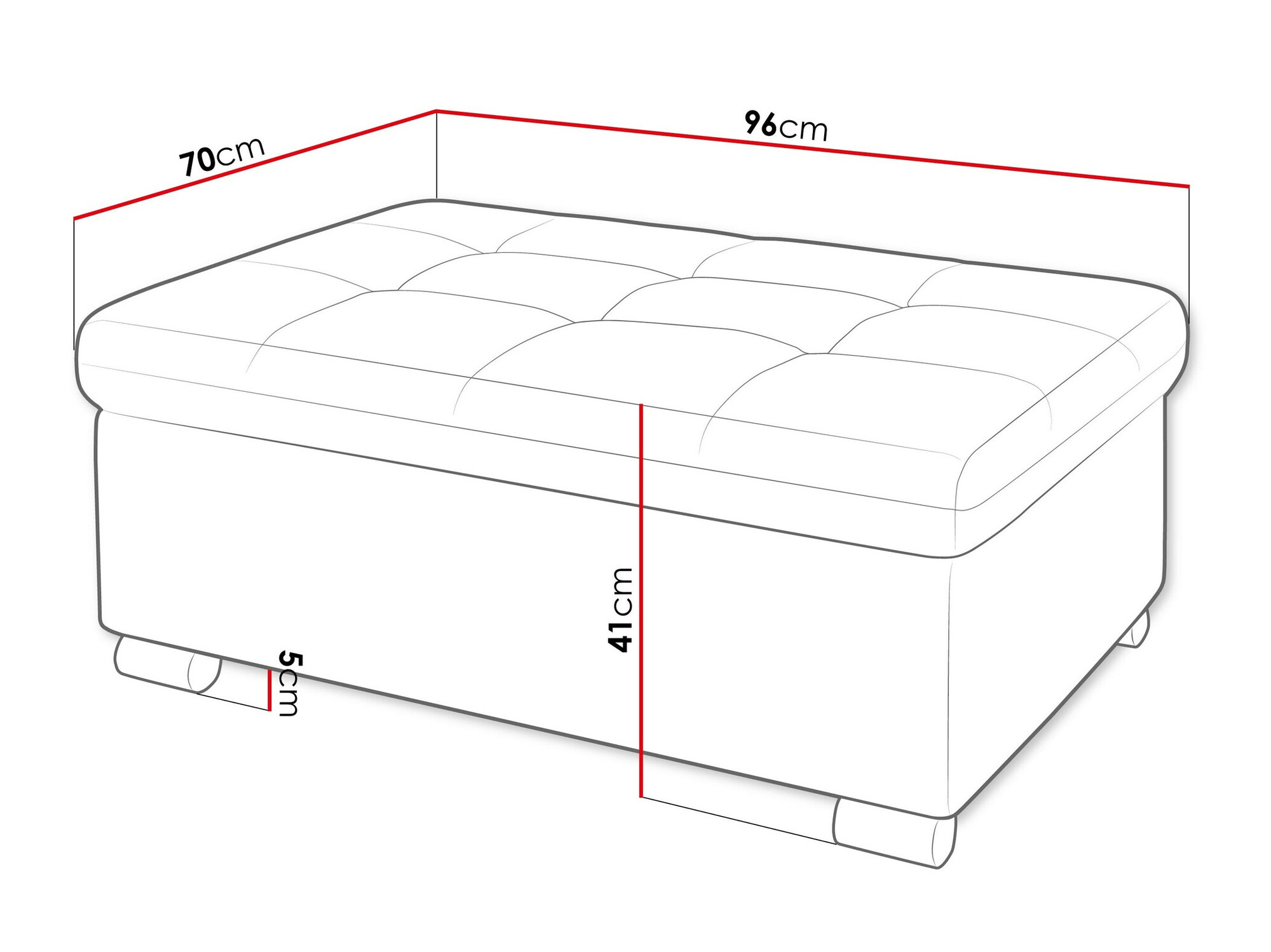 Tapacirana klupa Comfivo 118 (Coral 65)